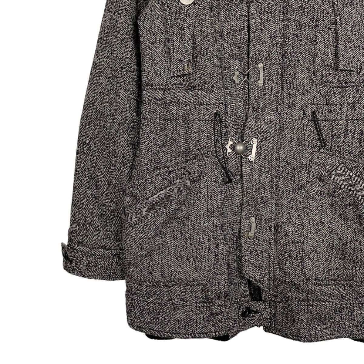 Japanese Brand Sly Military Herringbone Hooded Long Jacket Size US S / EU 44-46 / 1 - 3 Thumbnail