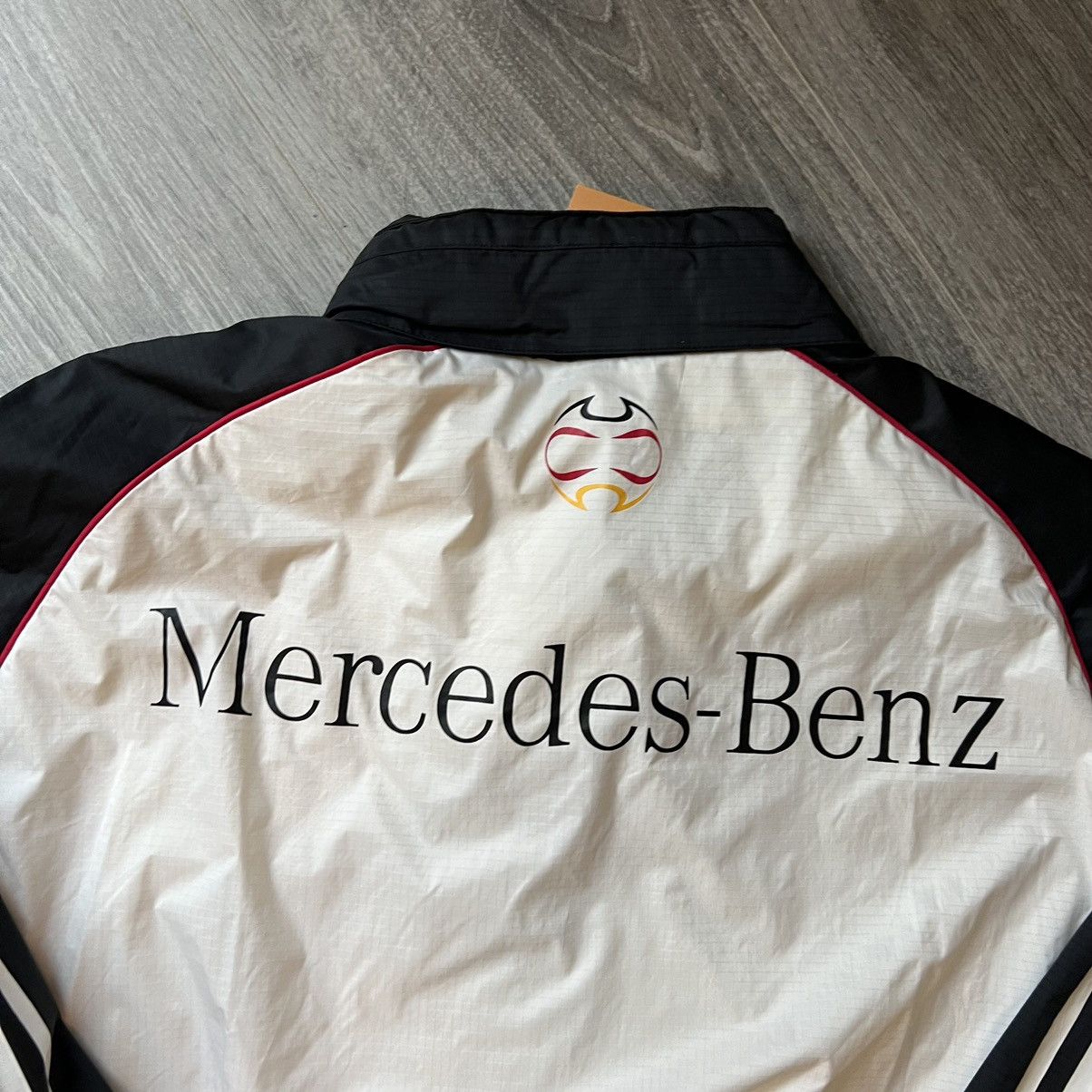 Vintage Vintage adidas Germany soccer jacket Mercedes Benz Size US M / EU 48-50 / 2 - 3 Thumbnail