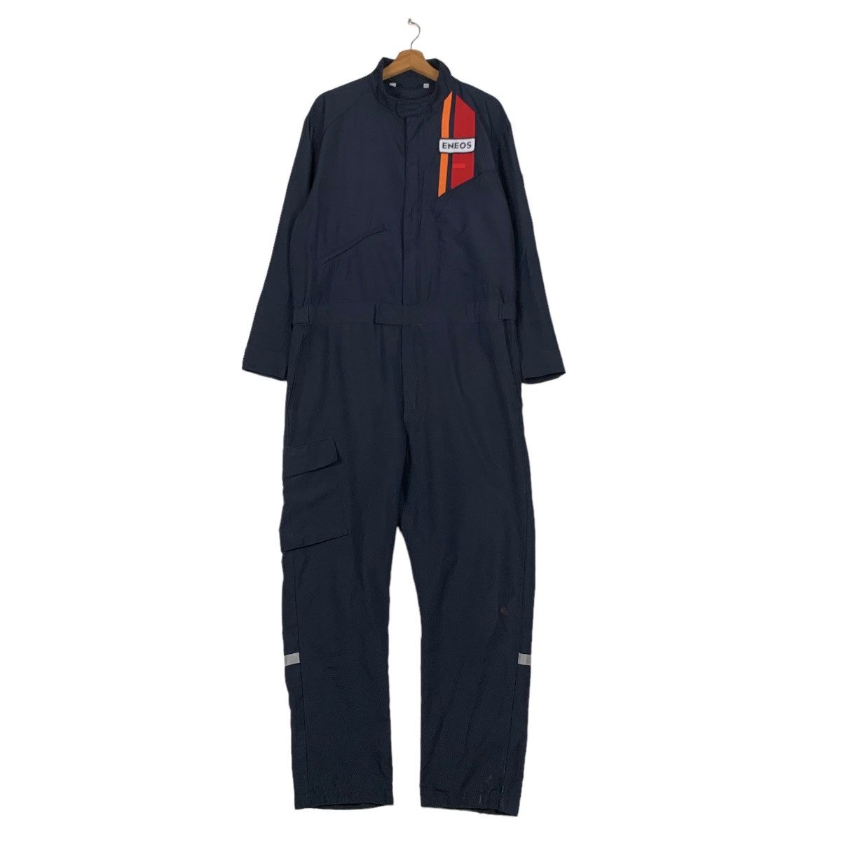 image of Racing x Vintage Eneos Motorsports Coveralls 0057-C4 in Blue Black, Men's (Size 40)