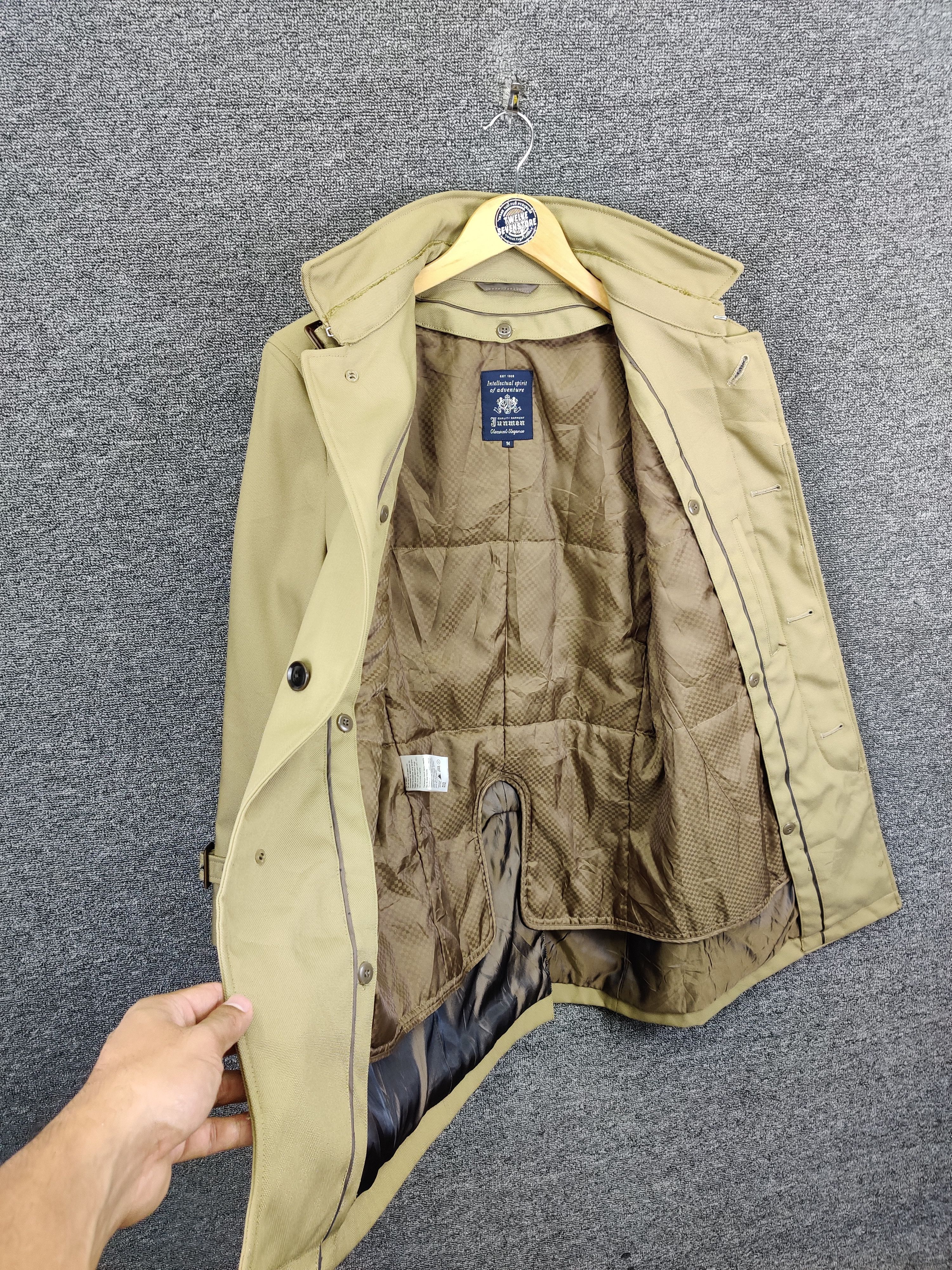 Japanese Brand Jun Men Single Breasted Italian Trench Coat Size US M / EU 48-50 / 2 - 8 Thumbnail