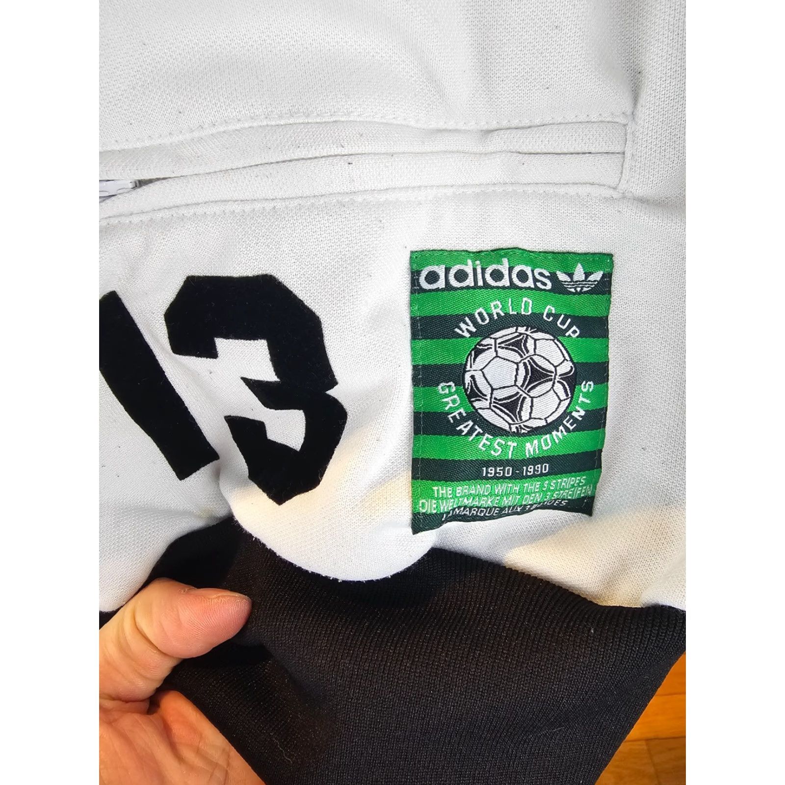 Adidas VINTAGE ADIDAS TRACK JACKET Germany World Cup Trefoil XXL, White, Men, Track Jacket, 2XL, Size 2XL, Boyc? Size US XXL / EU 58 / 5 - 6 Thumbnail