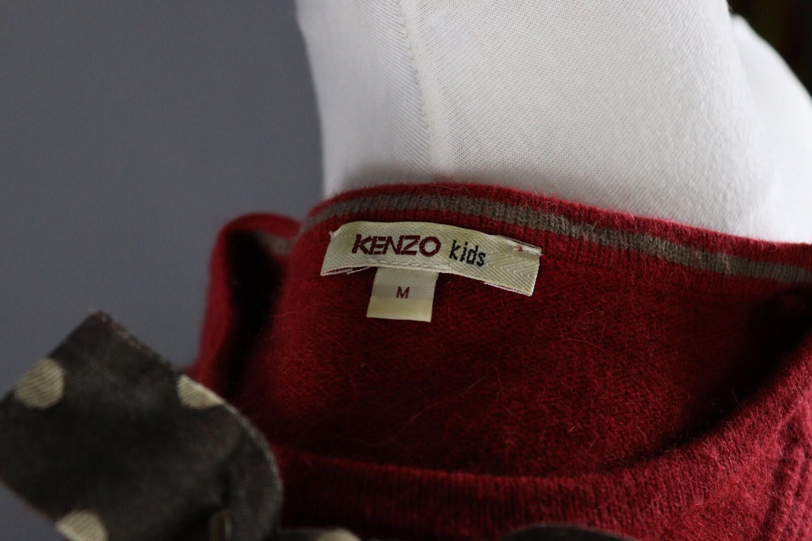 Kenzo Girls Kenzo Wool Designer Casual Knit Sweater Dress Size M Size M / US 6-8 / IT 42-44 - 10 Thumbnail
