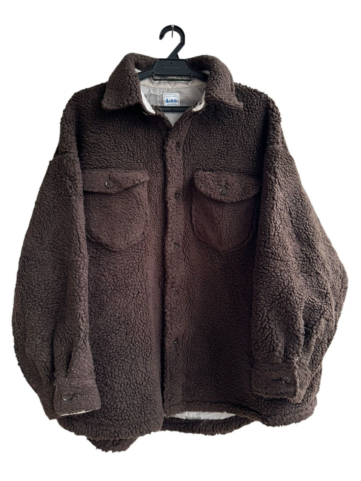 Japanese Brand × Lee × Patagonia ⚡️⚡️Vintage Lee Deep Fleece Button Up Shirt Size US S / EU 44-46 / 1 - 3 Thumbnail