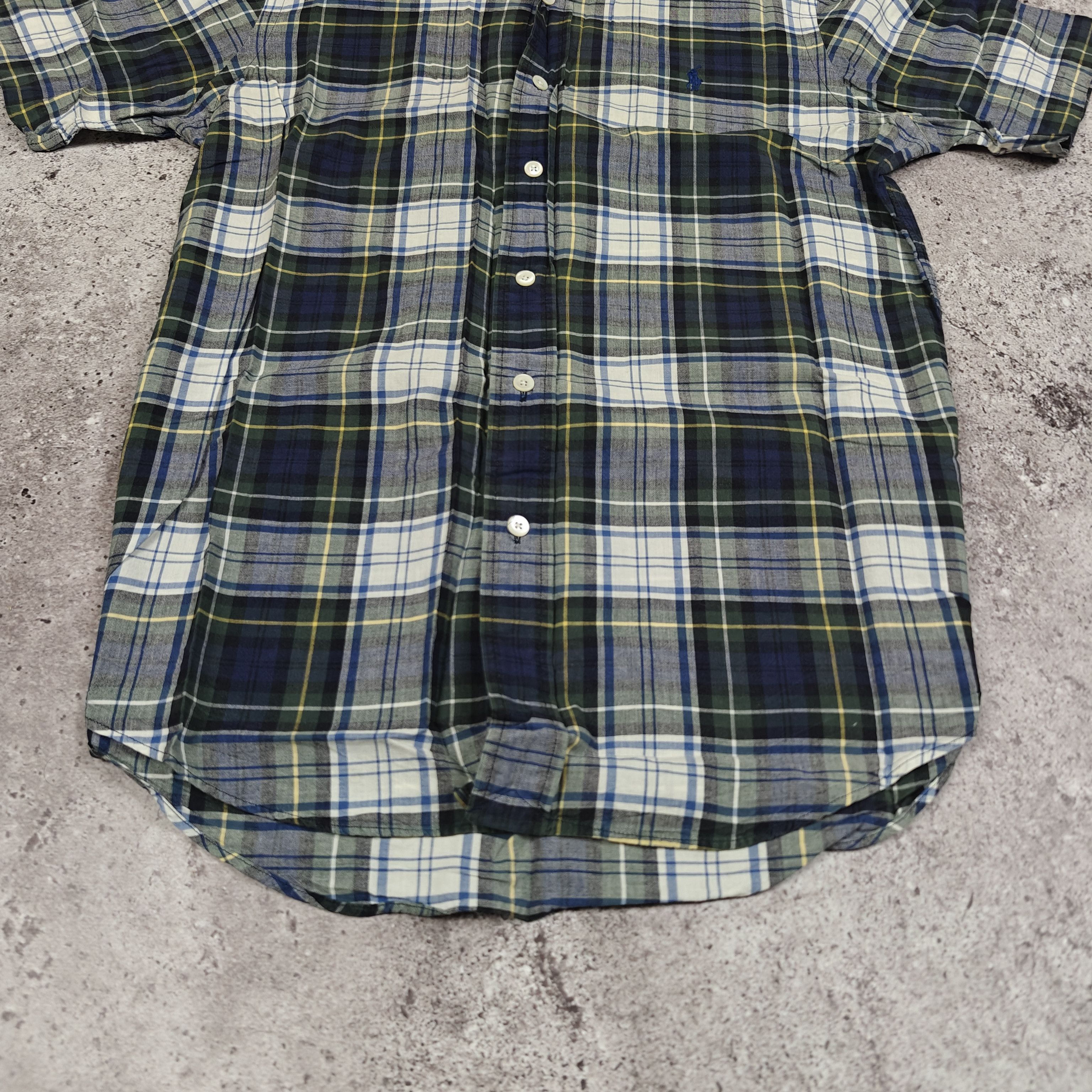 Polo Ralph Lauren Polo Ralph Lauren Check Shirt Vintage Small Logo M Size US M / EU 48-50 / 2 - 3 Thumbnail