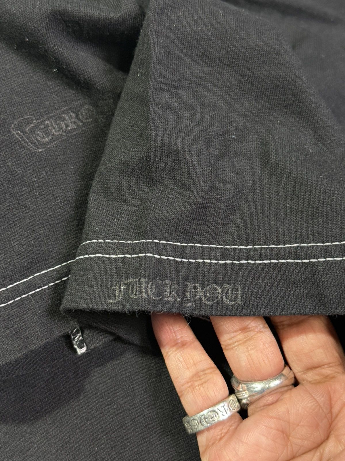 Chrome Hearts RARE! Only 1 listed here - Contrast Stitch Tonal Print Size US M / EU 48-50 / 2 - 11 Thumbnail