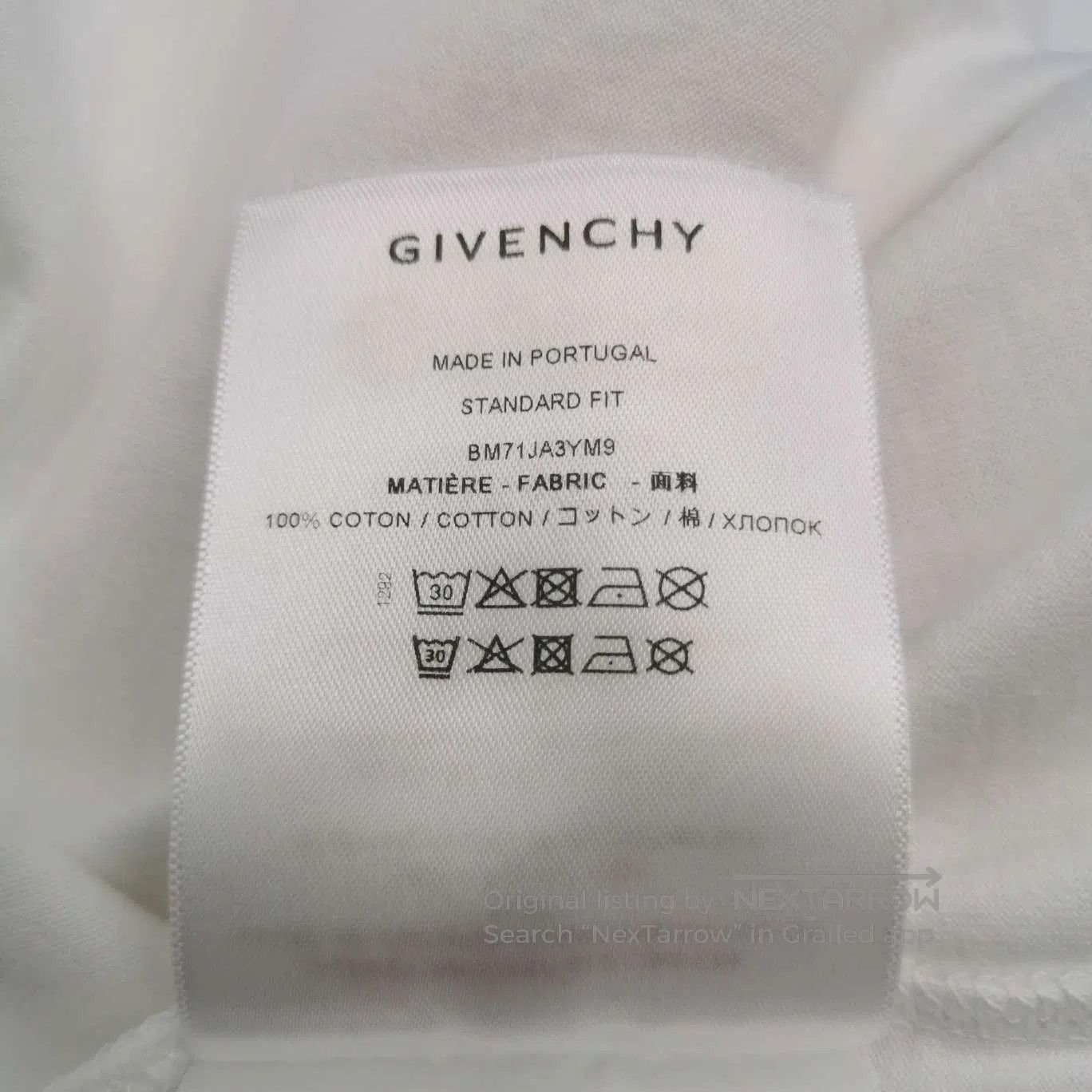 Givenchy Givenchy Cotton Logo Crew Neck T. Size US L / EU 52-54 / 3 - 8 Thumbnail