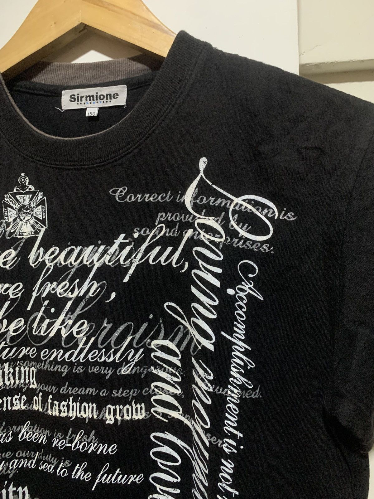 14th Addiction Japanese Sirmione Double Layer Seditionaries Poem Tee Shirt Size US M / EU 48-50 / 2 - 10 Thumbnail