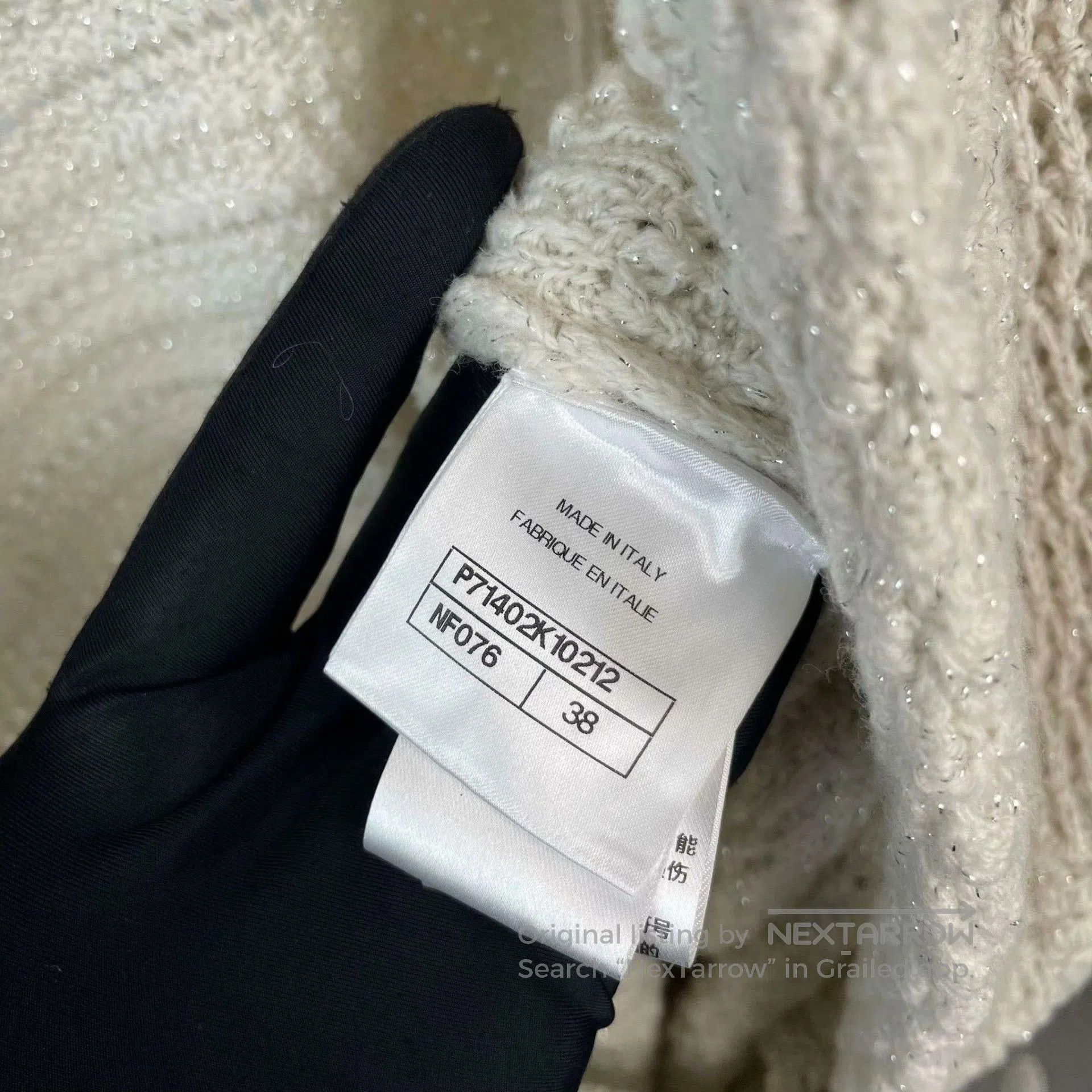 Chanel Chanel Silver Thread Knit Four. Size S / US 4 / IT 40 - 4 Thumbnail
