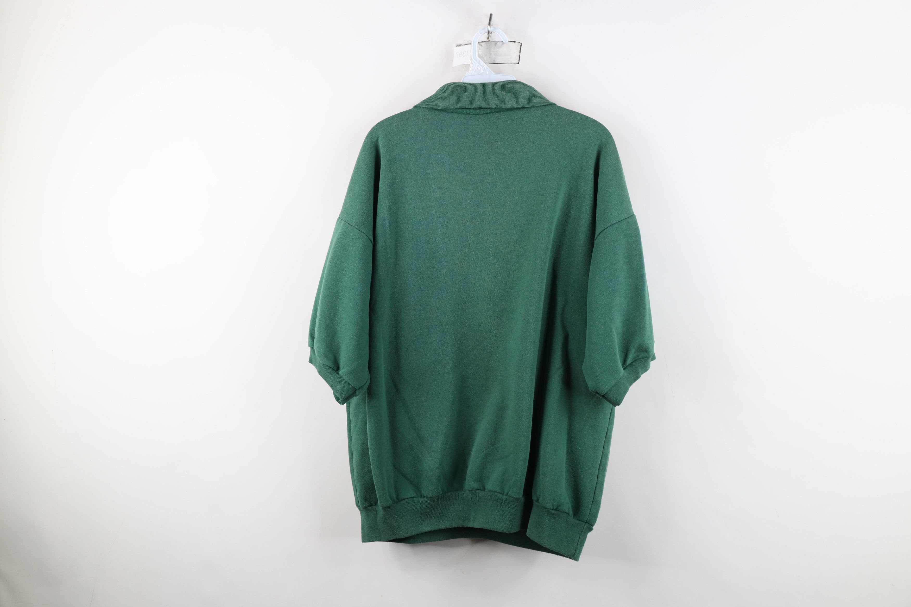 Vintage Vintage 90s Evergreen Red Bay Canada Collared Sweatshirt Size US L / EU 52-54 / 3 - 10 Thumbnail
