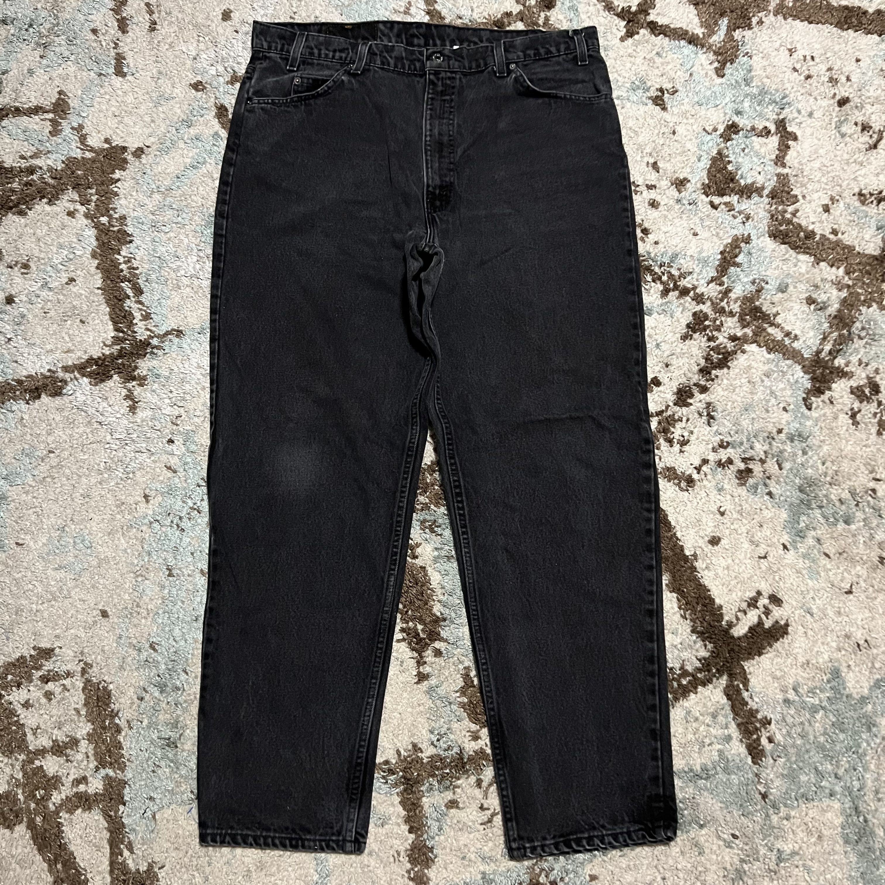 Levi's × Vintage Vintage Levis 550 Orange Tab Relaxed Tapered Jeans 36x29 Size US 36 / EU 52 - 2 Thumbnail