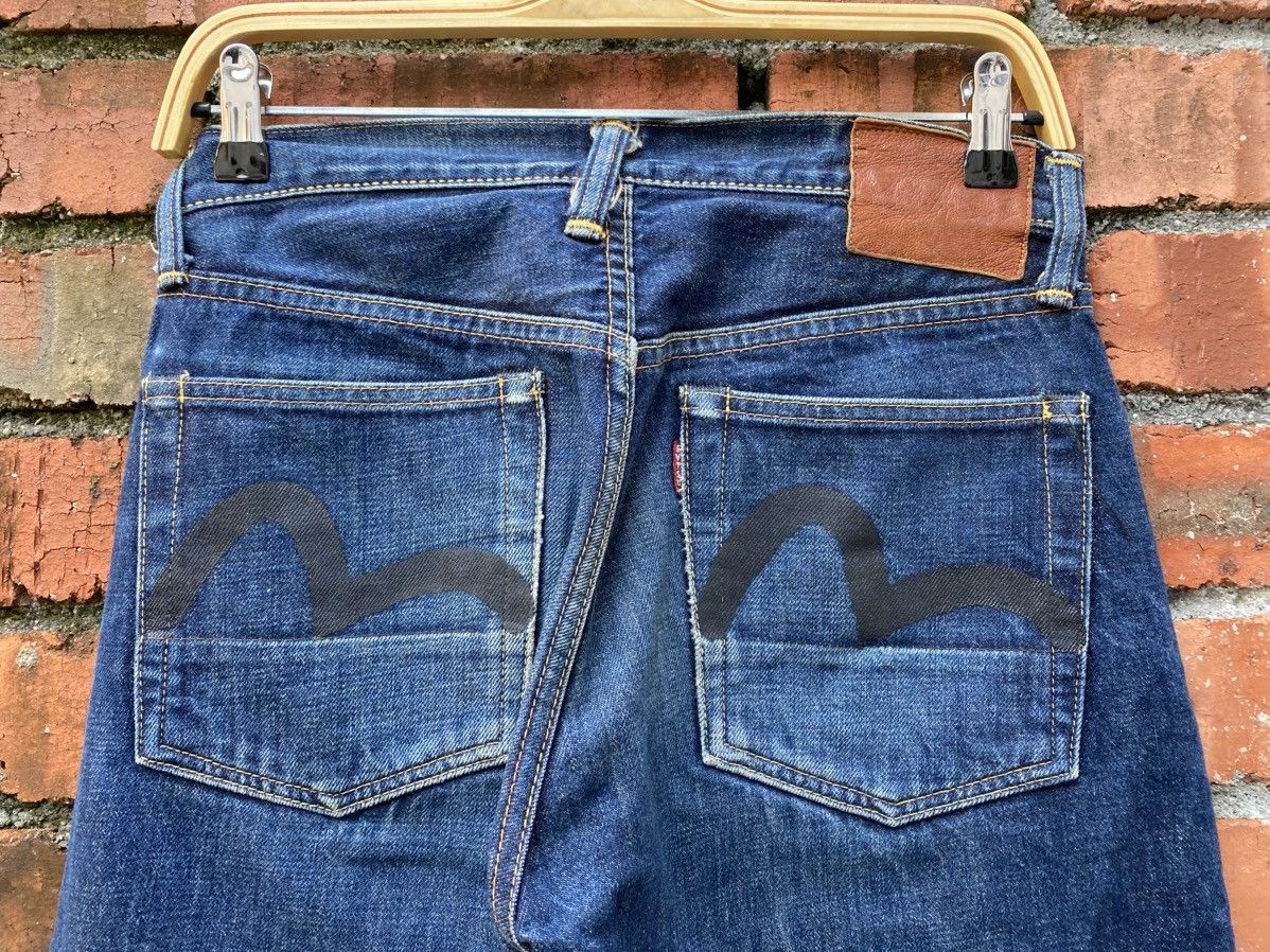 Vintage W29x30 evisu redline made in JAPAN Size US 29 - 3 Thumbnail