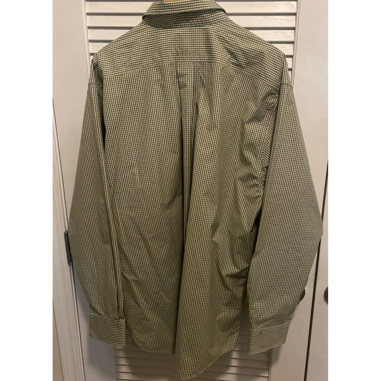 Ariat Ariat Shirt Mens Extra Large Green Pro Series Plaid Button U Size US XL / EU 56 / 4 - 8 Thumbnail