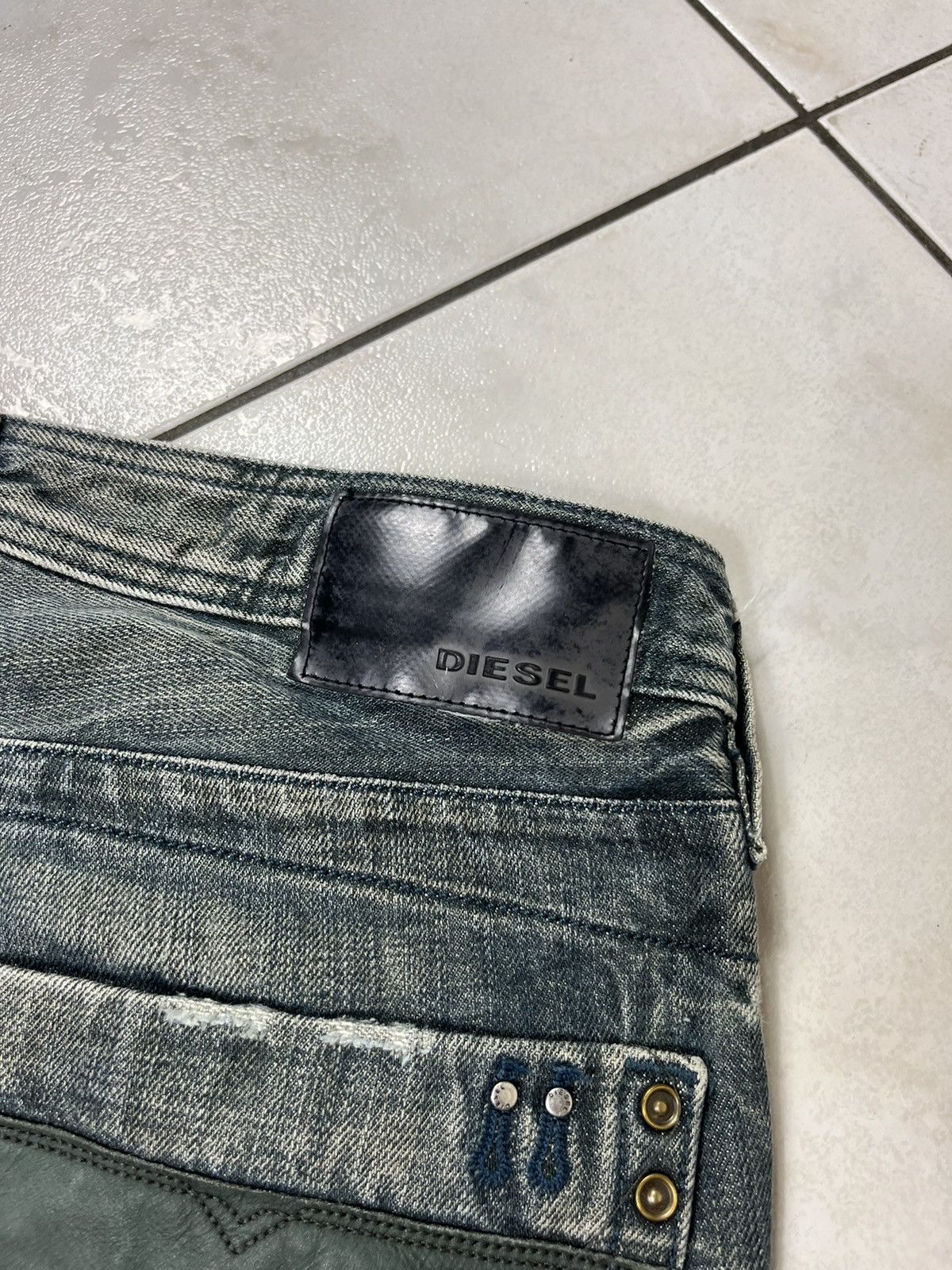 Diesel × Vintage Vintage rare Diesel timmen distressed y2k jeans pants washed Size US 32 / EU 48 - 18 Thumbnail