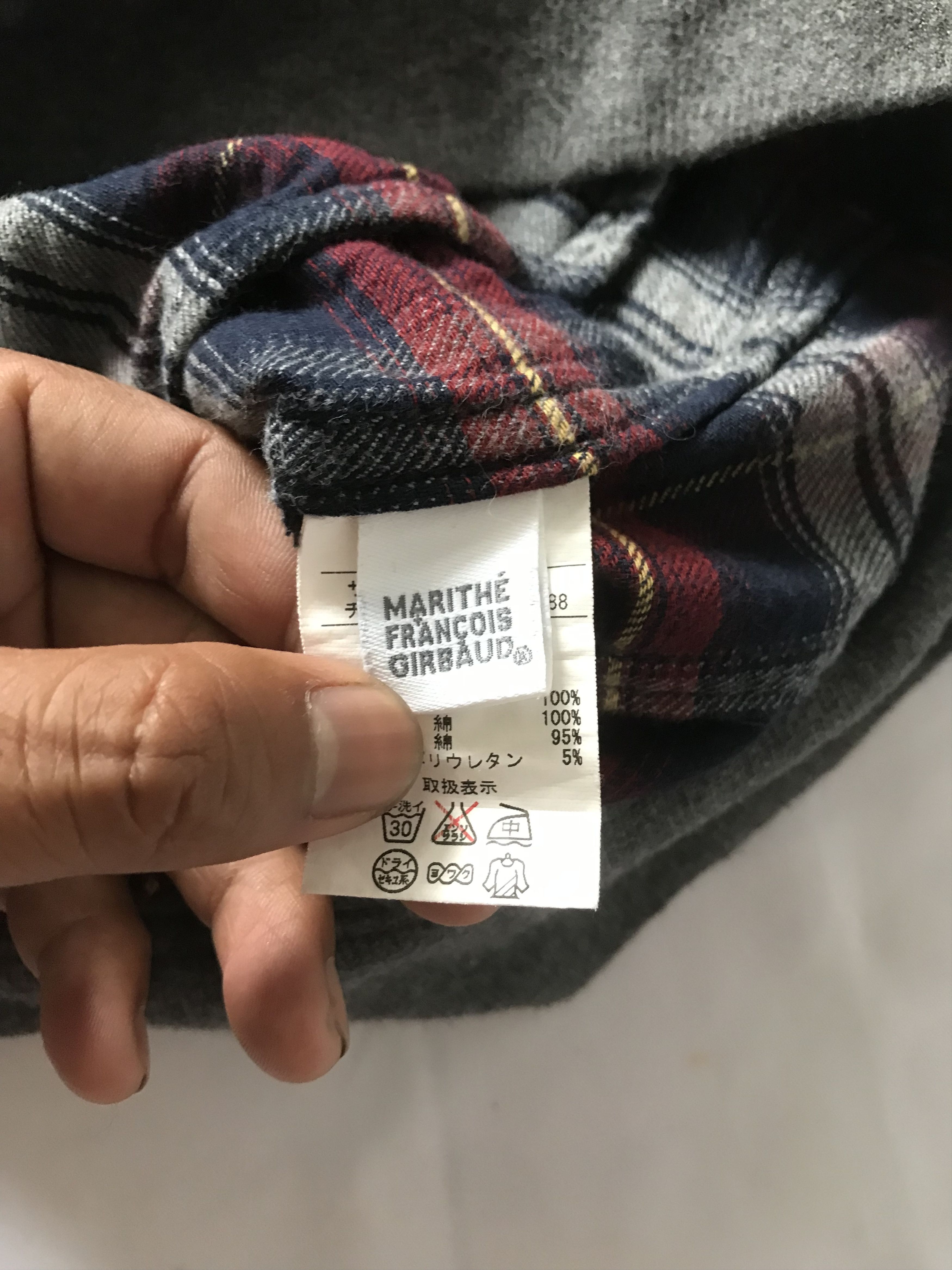 Marithe + Francois Girbaud MARITHE FRANCOIS GIRBAUD FLANNEL HOODIE CHECKERED BUTTON UP Size US S / EU 44-46 / 1 - 5 Thumbnail