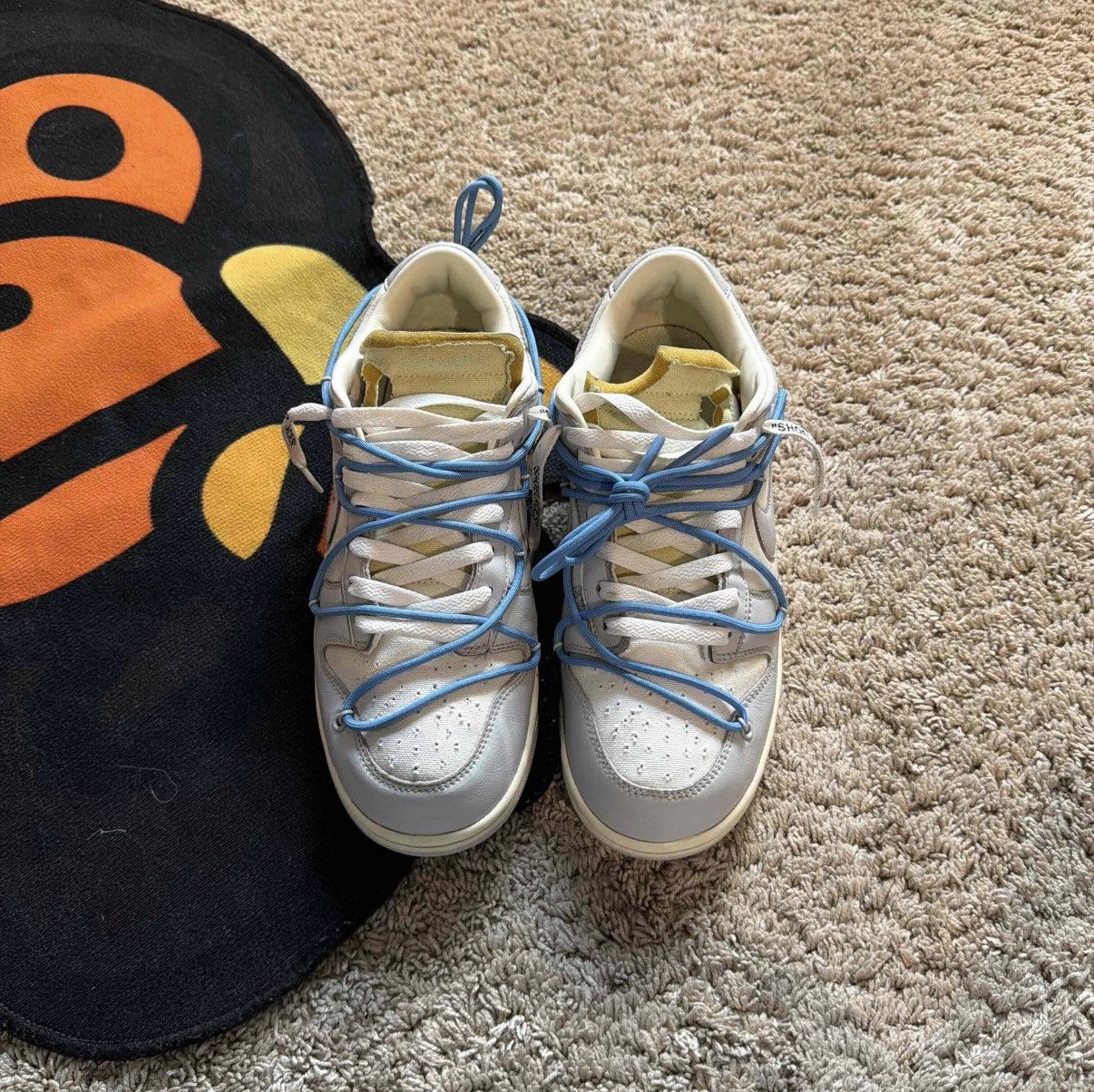 Nike × Off-White Off-White x Nike Dunk Low “The 50” – Size 10 – With Zip Tie Size US 10 / EU 43 - 3 Thumbnail