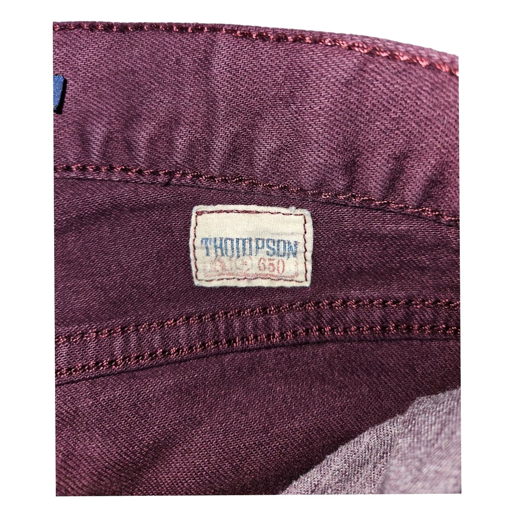 Polo Ralph Lauren Ralph Lauren Sport Jeans Skinny Thompson Burgundy Denim Women's 27 Blue Label Size 27" / US 4 / IT 40 - 4 Thumbnail