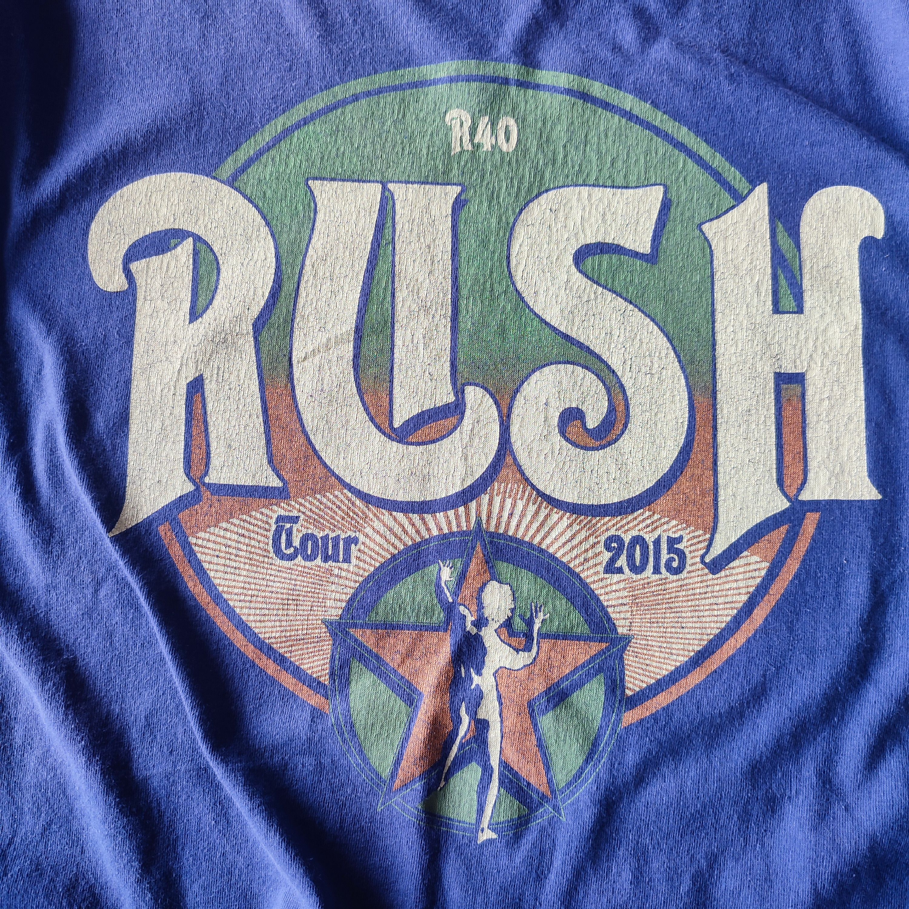 Band Tees × Vintage RUSH R40 TOUR T SHIRT Size US XXL / EU 58 / 5 - 3 Thumbnail