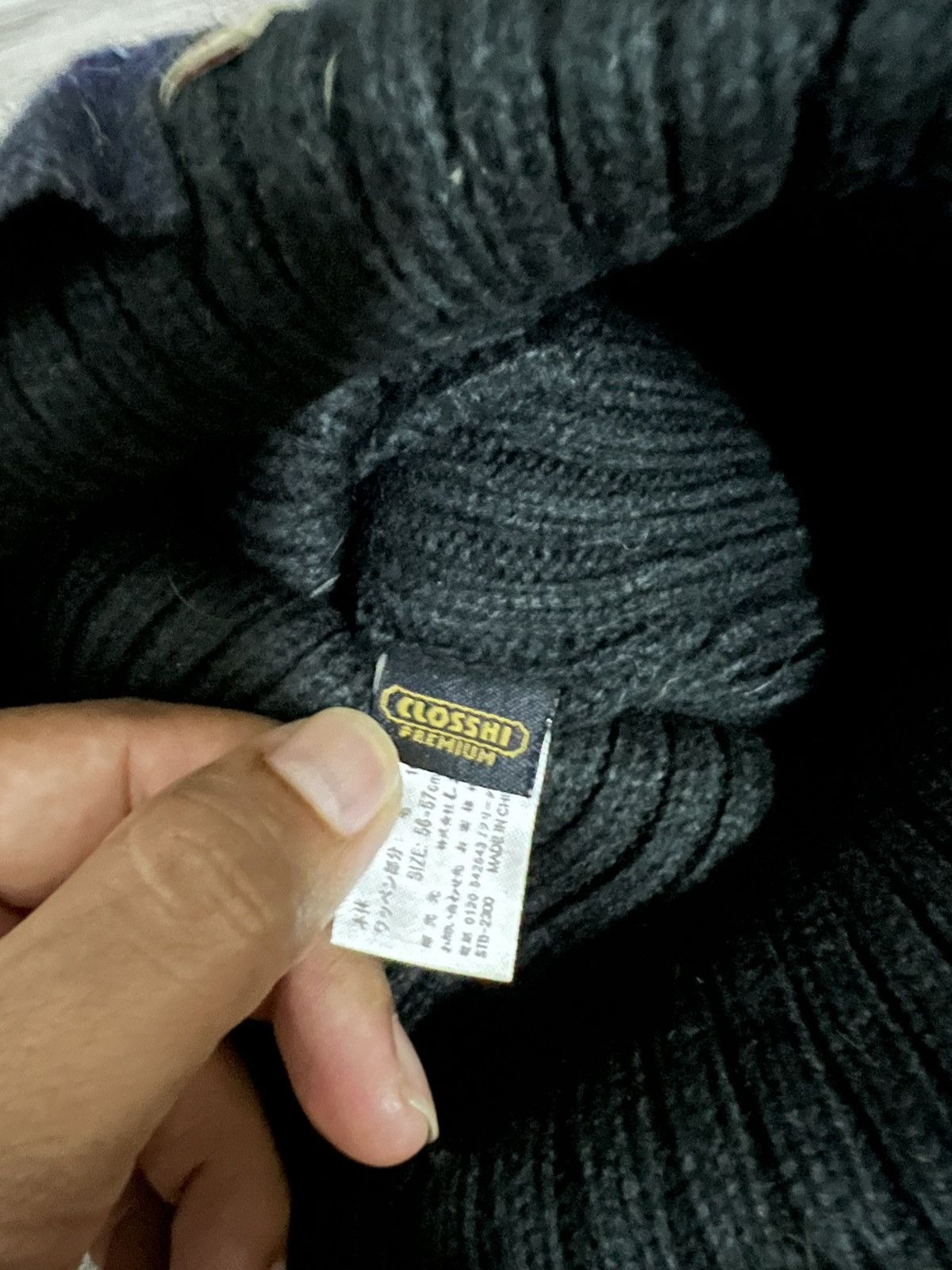 Harris Tweed Japanese brand Harris Tweed Beanie Hat Size ONE SIZE - 6 Thumbnail