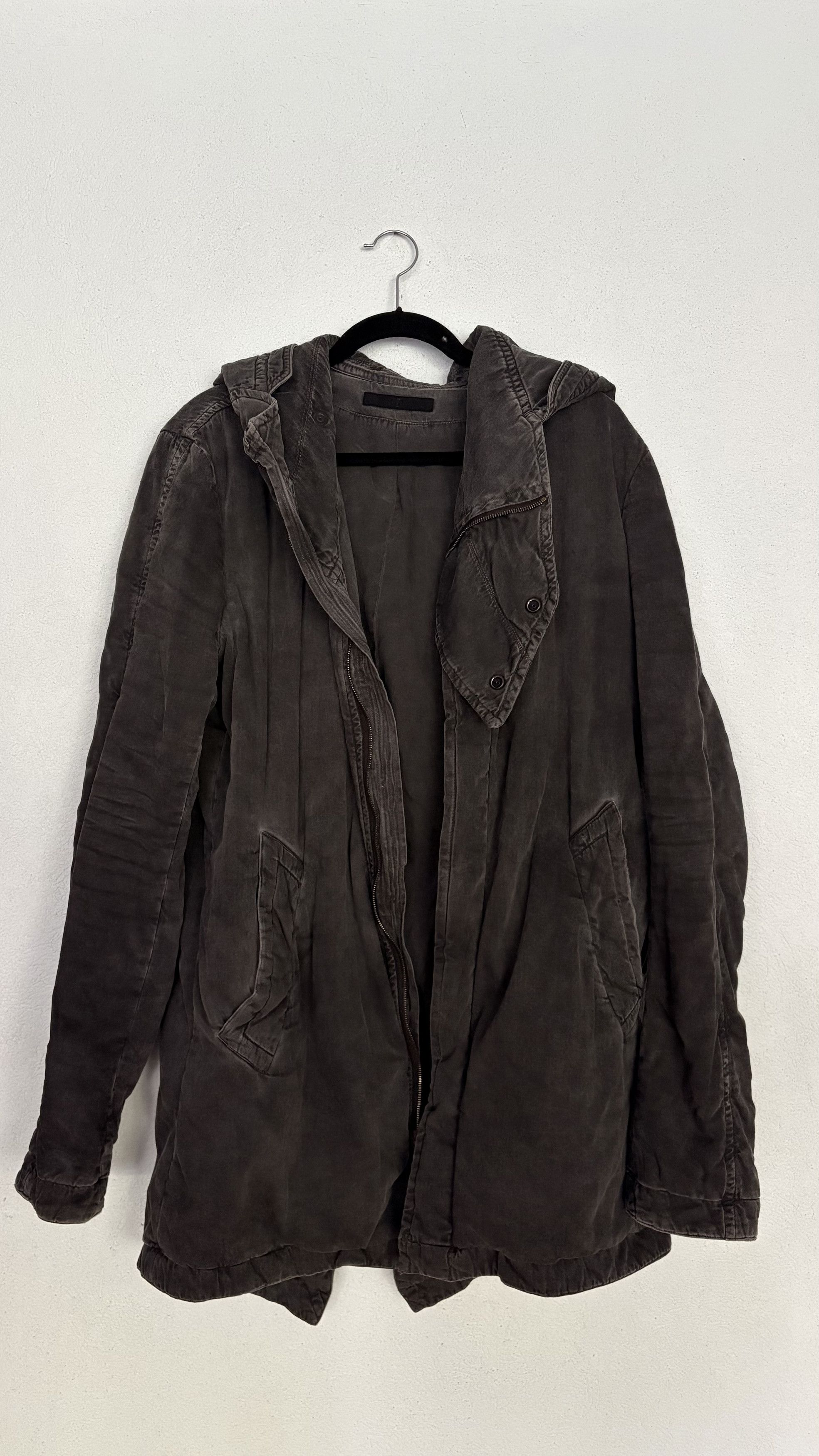 Julius JULIUS 7 AW2010 Archive Denim Hooded Coat – Manifesto Era Size US L / EU 52-54 / 3 - 1 Thumbnail