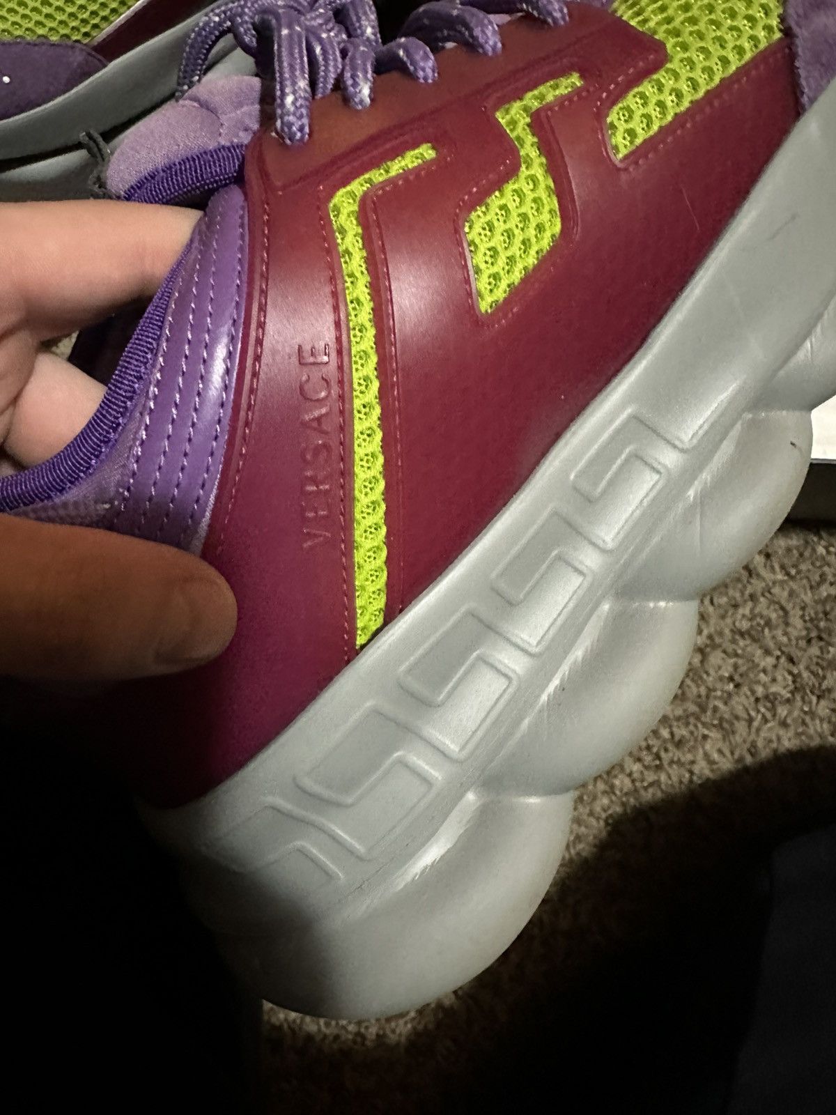 Versace Versace Purple Chain Reactions Size US 10 / EU 43 - 6 Thumbnail