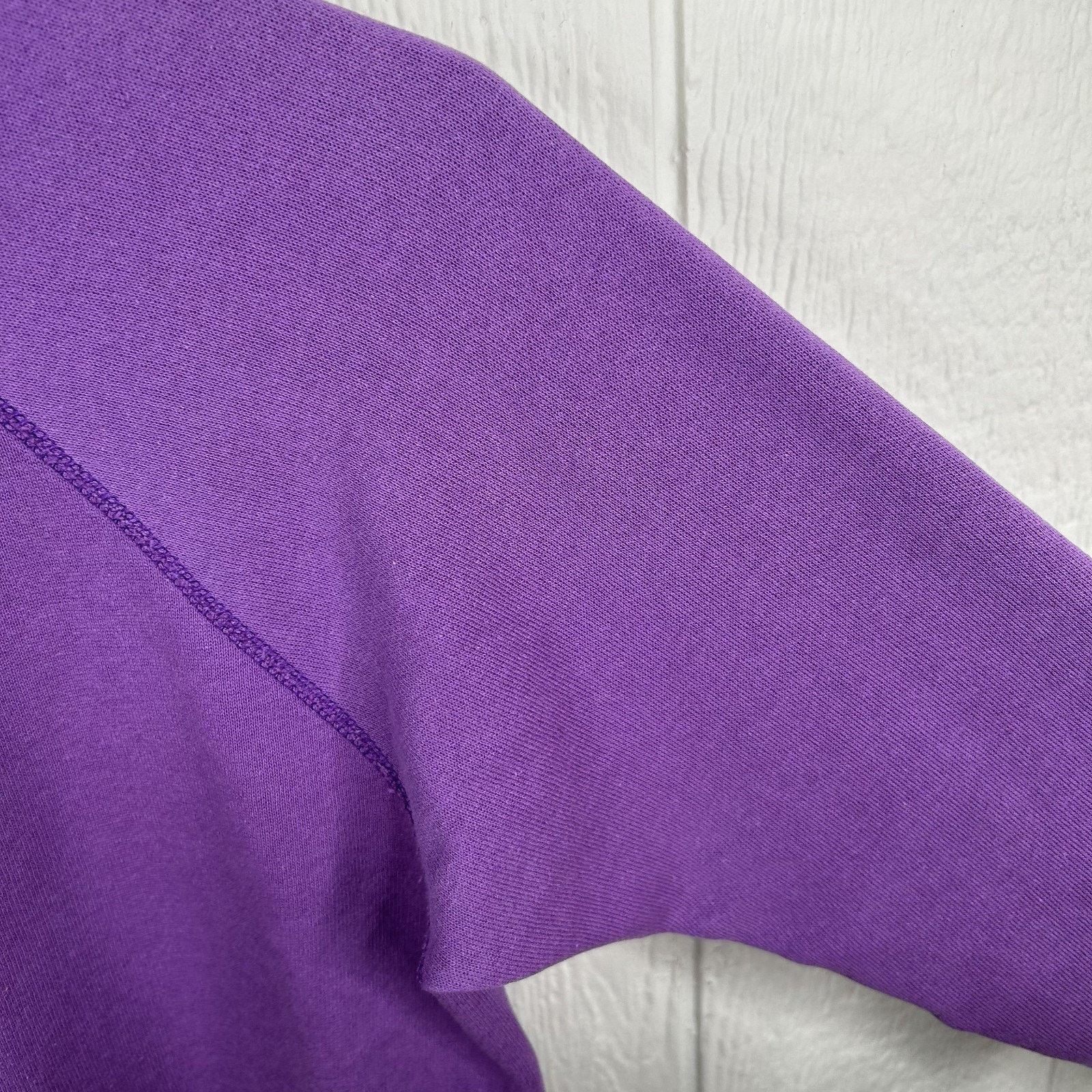 Other Vintage 90's Purple Blank Crewneck Small Size US S / EU 44-46 / 1 - 5 Thumbnail