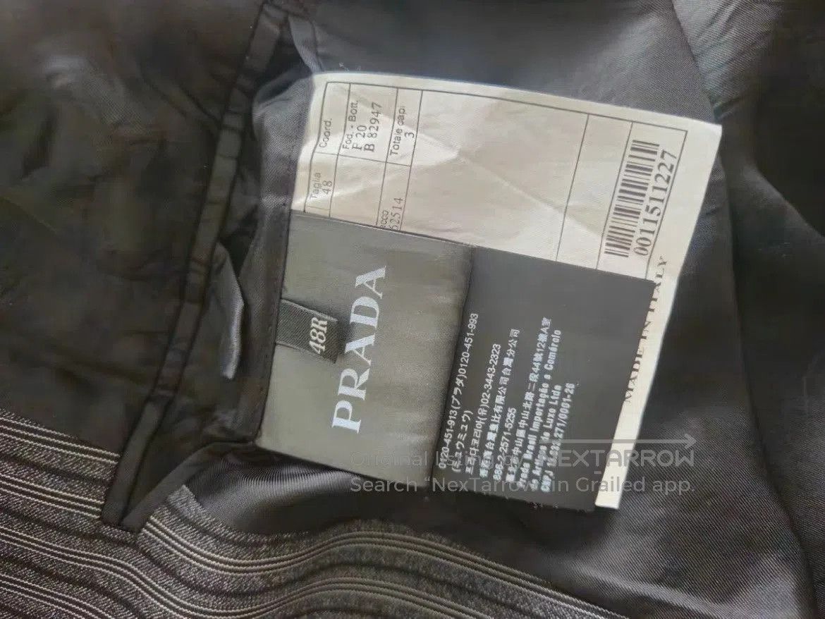 Prada Sz 48 Prada Runway Stripe Short Blazer Jacket. Size US M / EU 48-50 / 2 - 7 Thumbnail