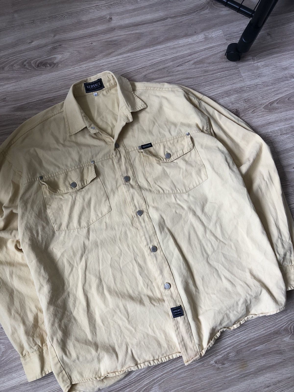 Versace Jeans Couture × Vintage Vintage Versace Jeans Couture Shirt Size US XL / EU 56 / 4 - 2 Thumbnail