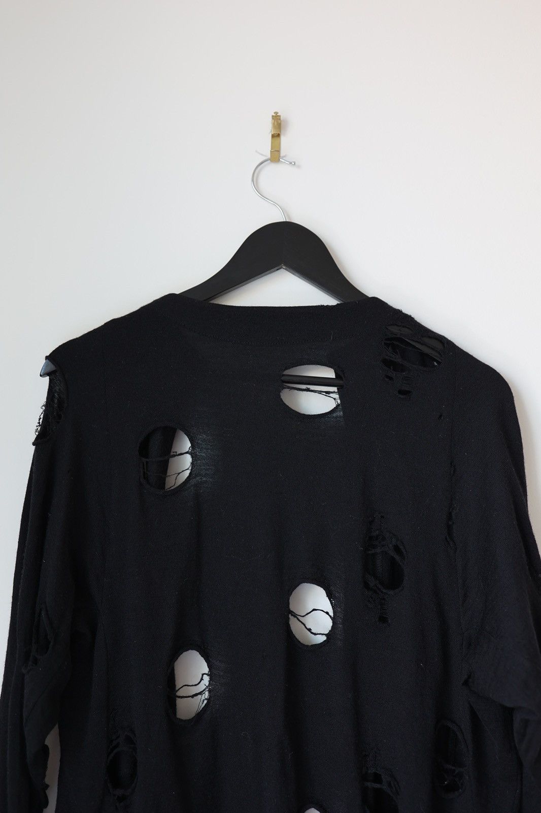 Y’s Distressed Cotton Cardigan