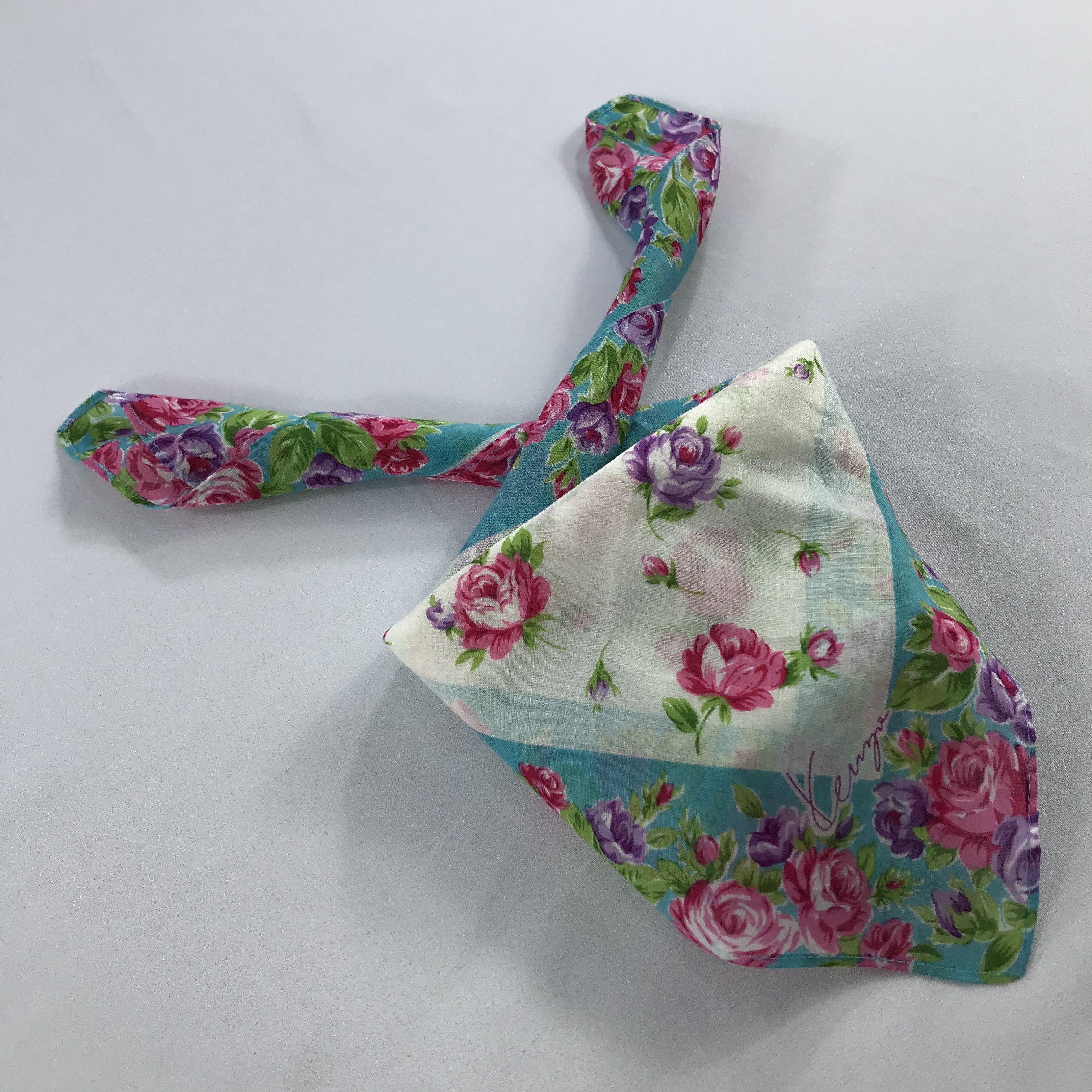 Kenzo × Vintage Kenzo Bandana / Handkerchief / Neckerchief - S2719 Size ONE SIZE - 4 Thumbnail