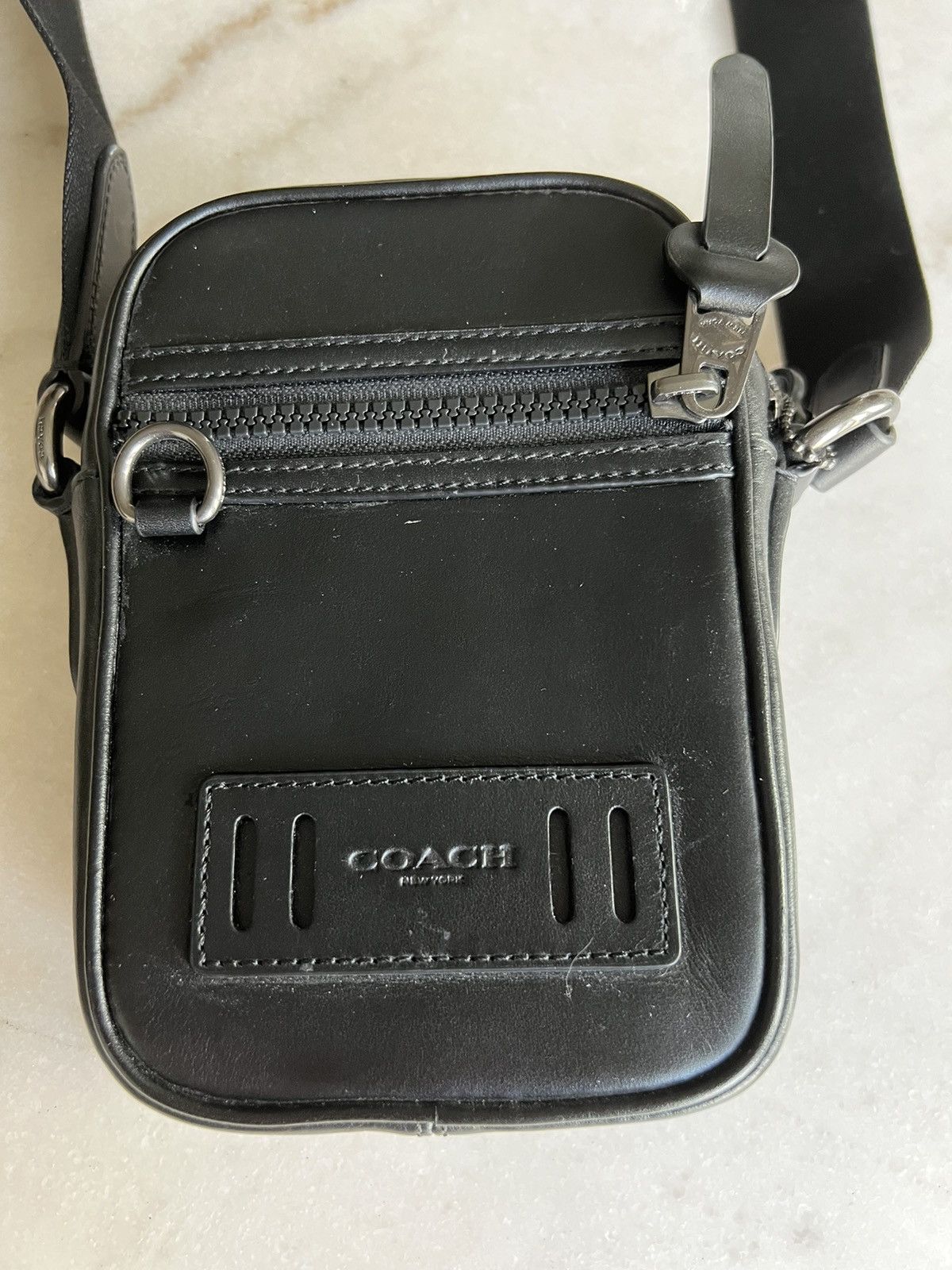 Coach Coach black leather shoulder bag Size ONE SIZE - 2 Thumbnail