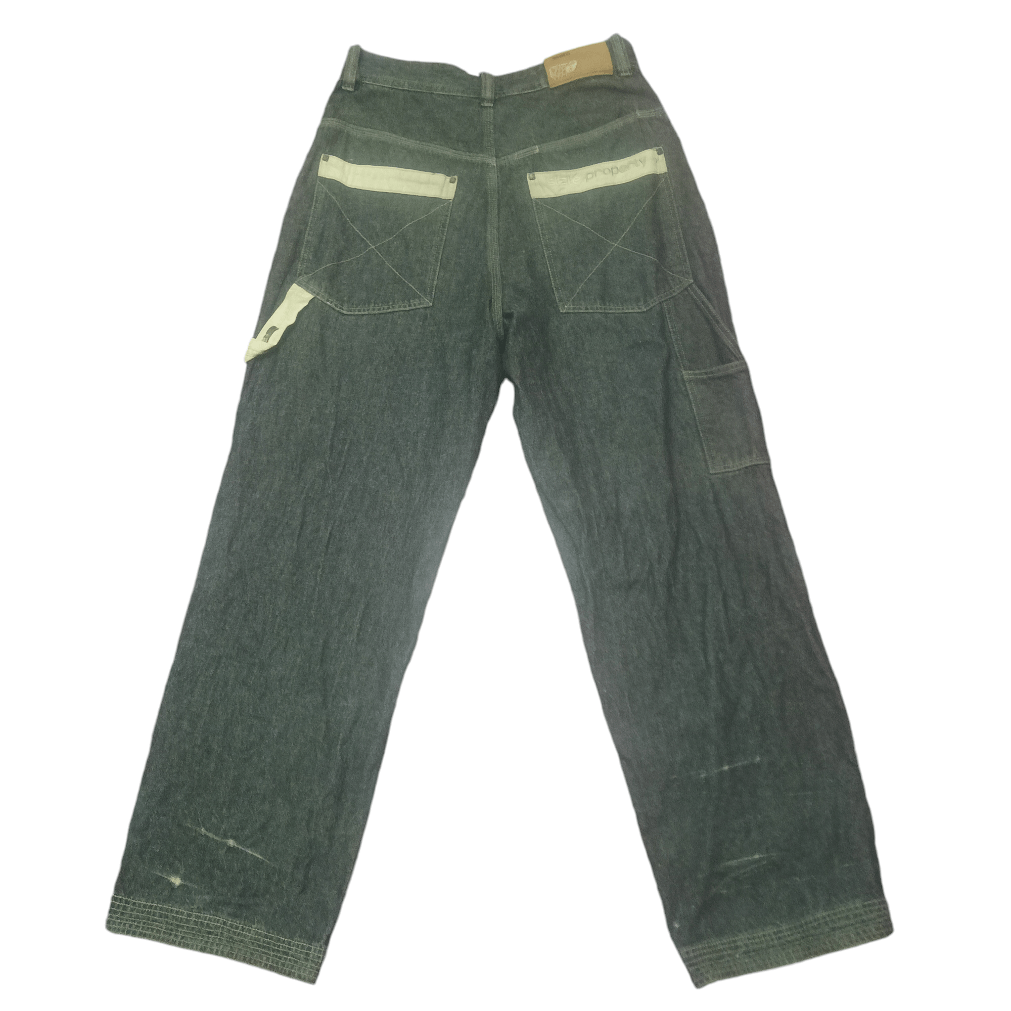 Japanese Brand Distressed State property work wear baggy style Jnco Size US 31 - 15 Thumbnail