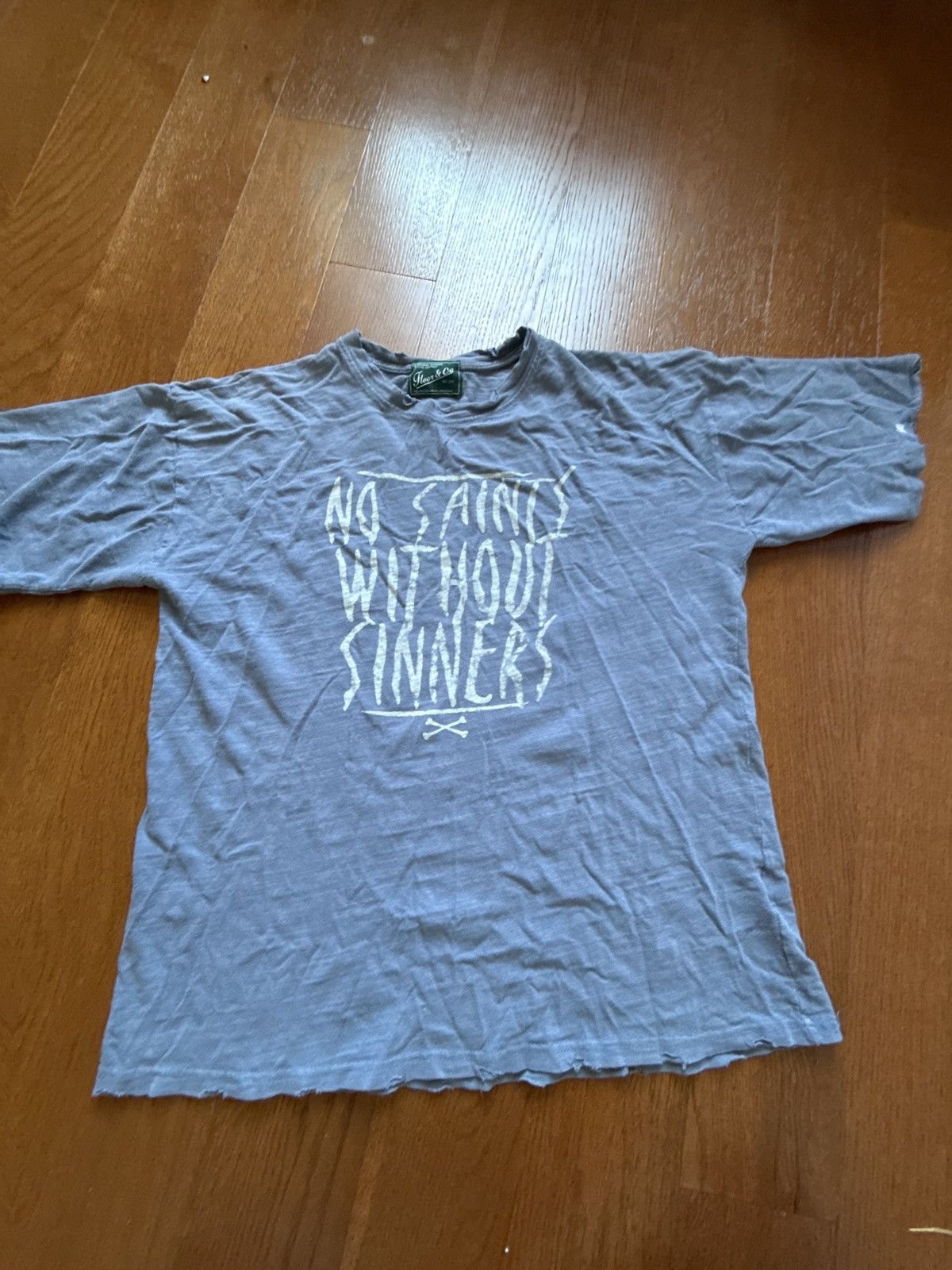 Vintage Vtg blue tee Size US M / EU 48-50 / 2 - 1 Thumbnail