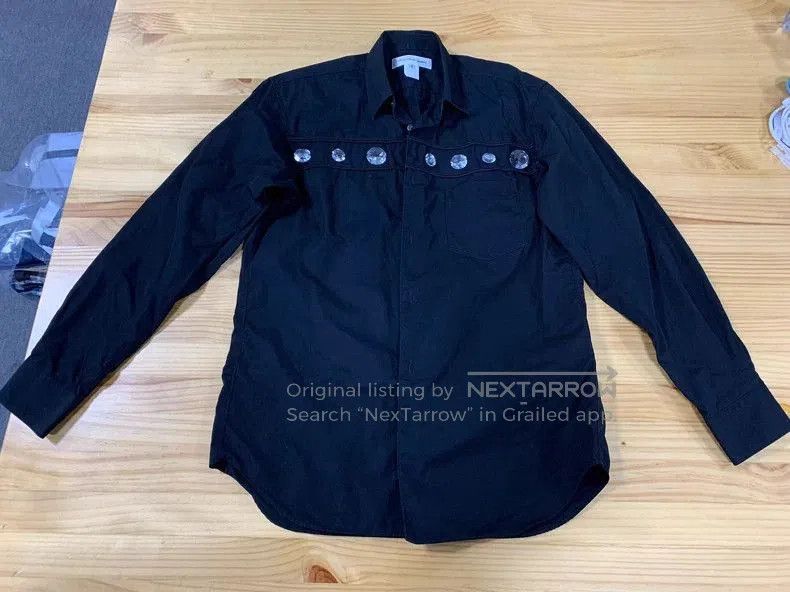 Comme des Garcons Comme des Garcons Black Long Sleeve Shirt. Size US S / EU 44-46 / 1 - 1 Thumbnail