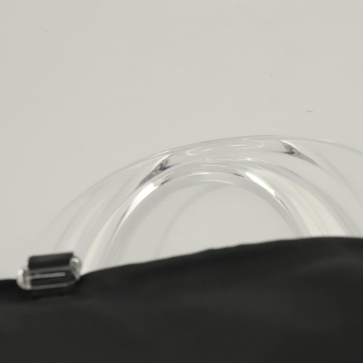 Prada PRADA Hand Bag Nylon Black Clear Size ONE SIZE - 8 Thumbnail