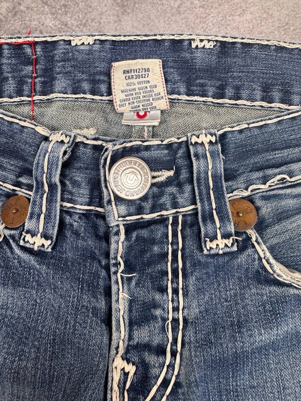 True Religion True Religion MenJeans Blue Distressed Straight Fit Vintage Size US 30 / EU 46 - 5 Thumbnail