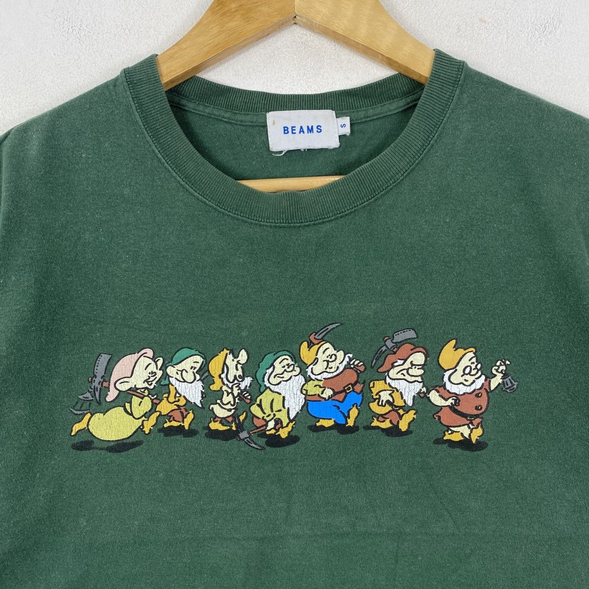 Disney Disney x Beams Seven Dwarfs Graphic Tee Green Size S Size US S / EU 44-46 / 1 - 4 Thumbnail
