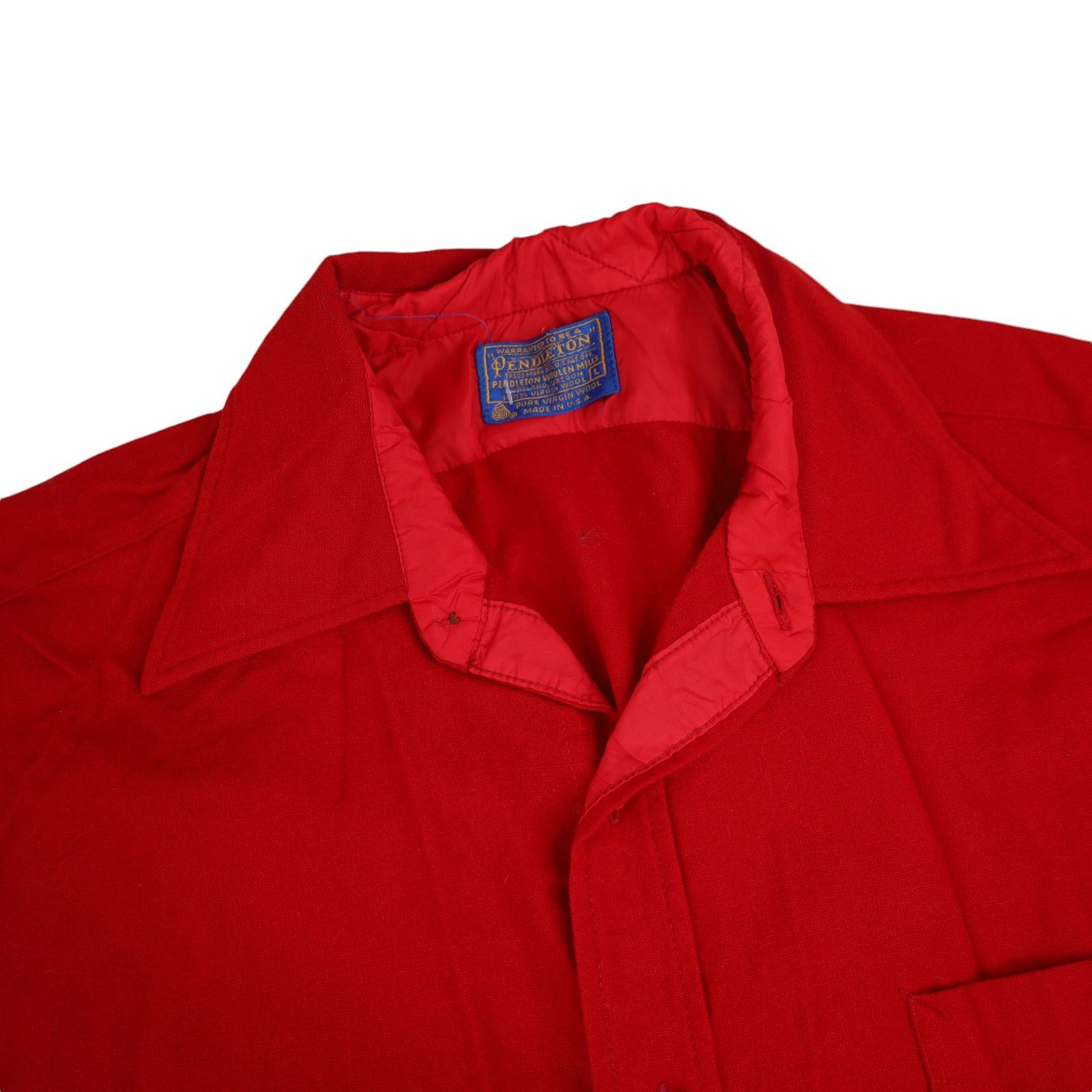 Pendleton × Vintage Vintage Pendleton %100 Virgin Wool Button Up Shirt Size US L / EU 52-54 / 3 - 8 Thumbnail