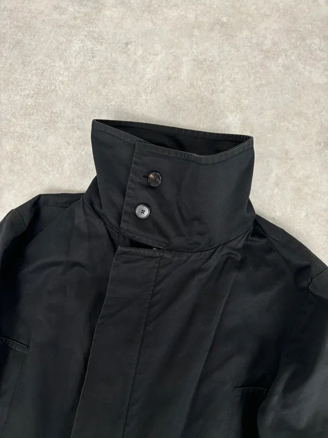 Yves Saint Laurent AW2003 Yves Saint Laurent Rive Gauche Black Cargo Trench Coat Size US L / EU 52-54 / 3 - 5 Thumbnail