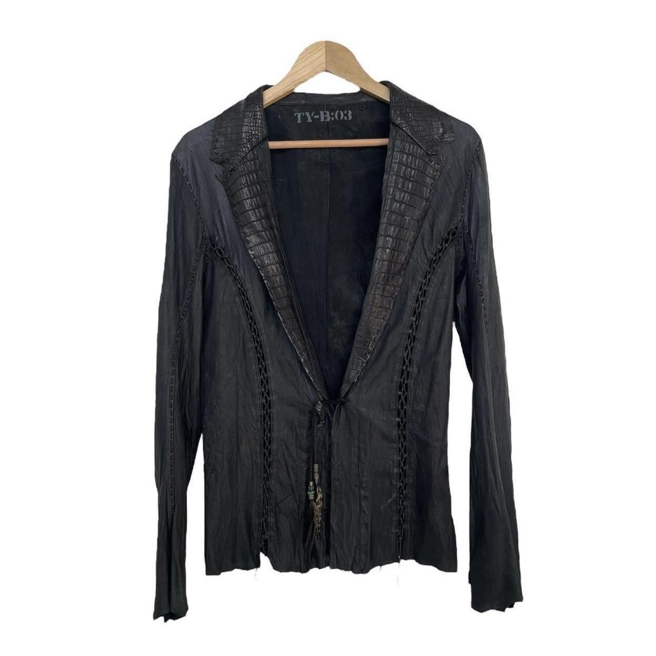 14th Addiction 14th addiction crocodile blazer w feather tassels Size US M / EU 48-50 / 2 - 1 Thumbnail