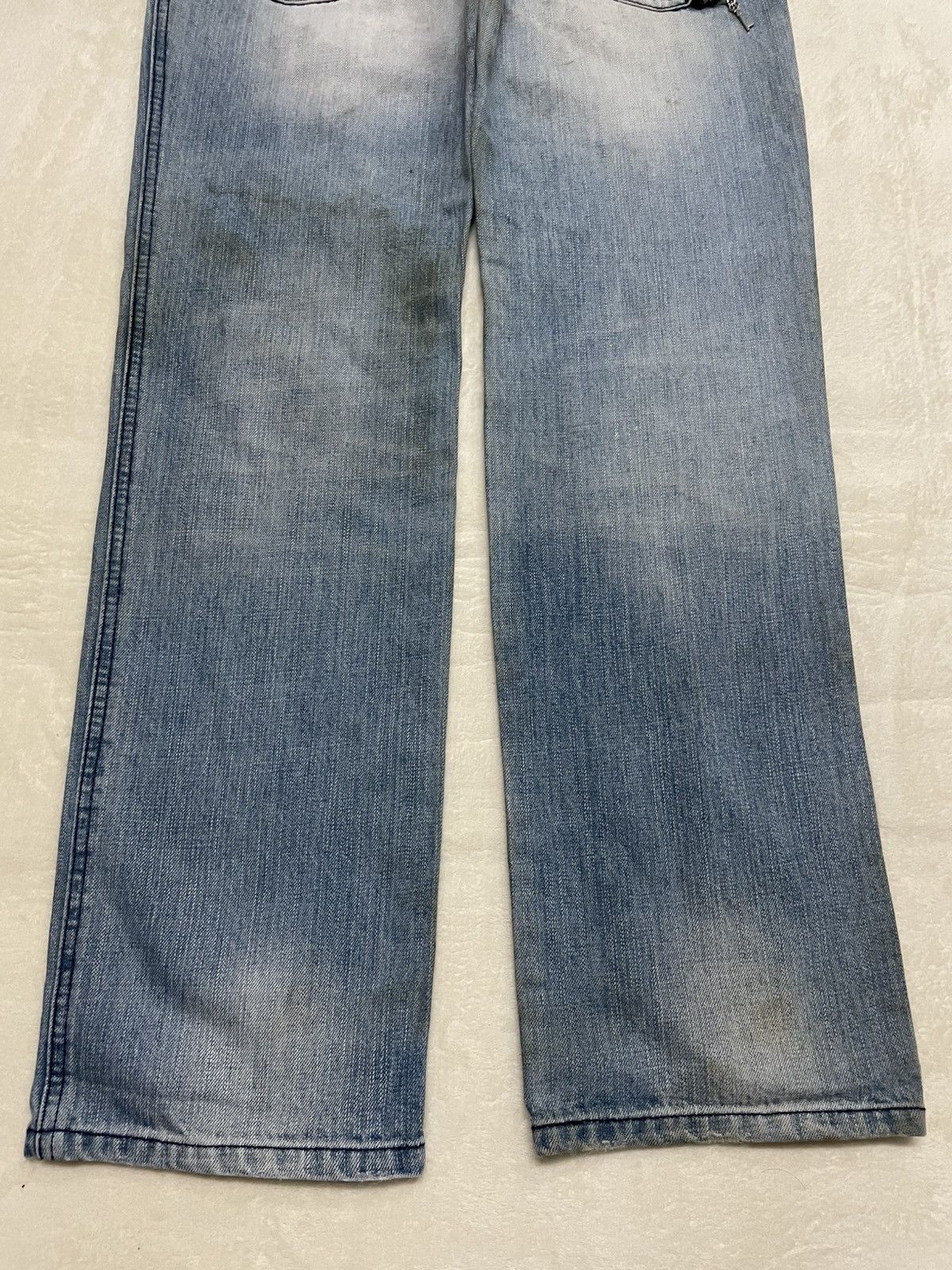 Japanese Brand Vintage WG Japanese Brand Double Waist Denim Jeans Size US 30 / EU 46 - 14 Thumbnail