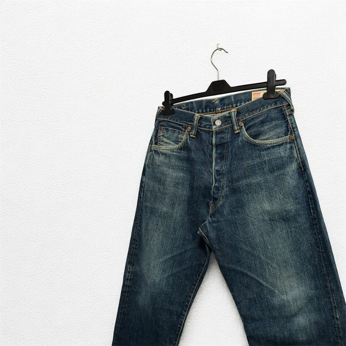 Evisu Vintage Evisu black seagull jeans Size US 31 - 5 Thumbnail