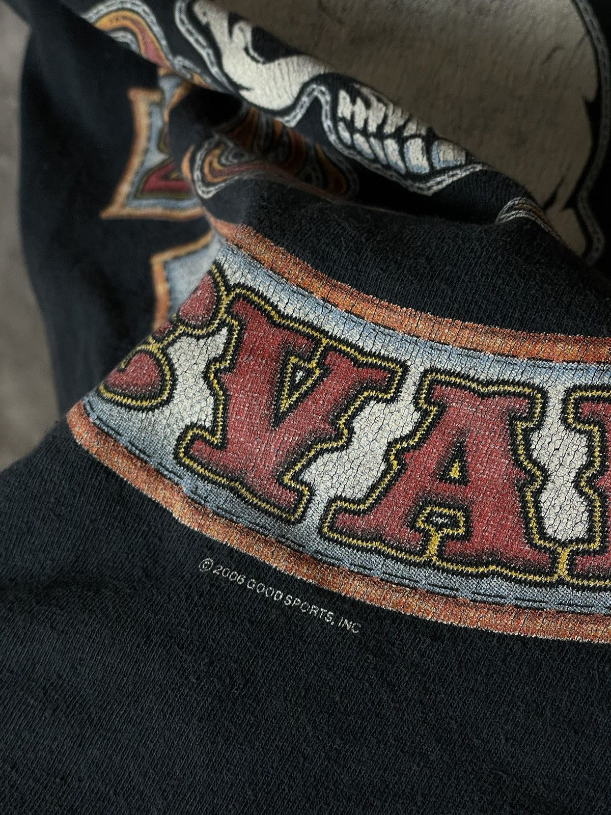 Vintage Vintage Y2K Motorcycle Art Tee Skulls Laughlin Nevada Size US S / EU 44-46 / 1 - 8 Thumbnail