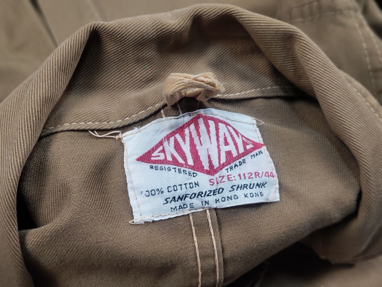 Vintage Skyways Sanforized British 60's drill work Distressed Jacket Size US M / EU 48-50 / 2 - 21 Thumbnail