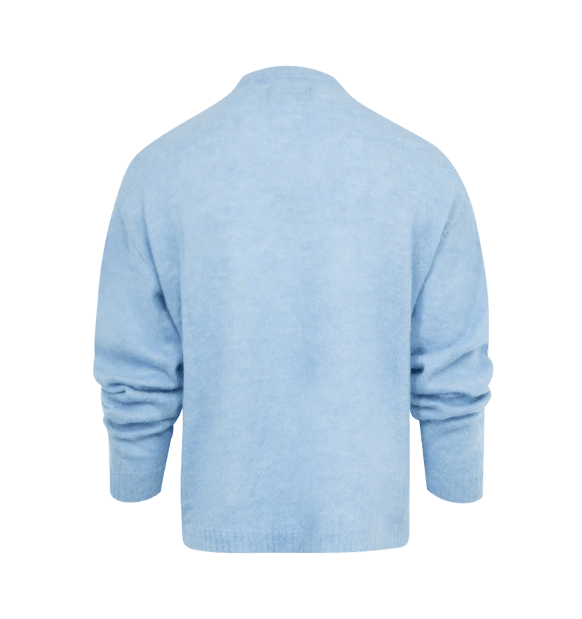 Nahmias o1h1sh11224 Knit Boxy Crewneck in Sky Blue Size US L / EU 52-54 / 3 - 4 Thumbnail