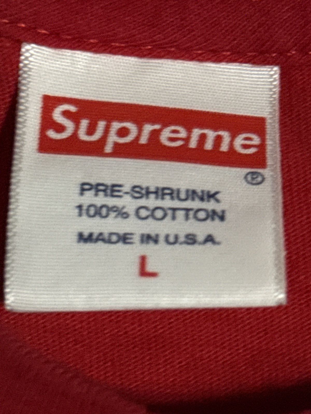 Supreme Supreme 9/11 Tee Red Large Size US L / EU 52-54 / 3 - 3 Thumbnail