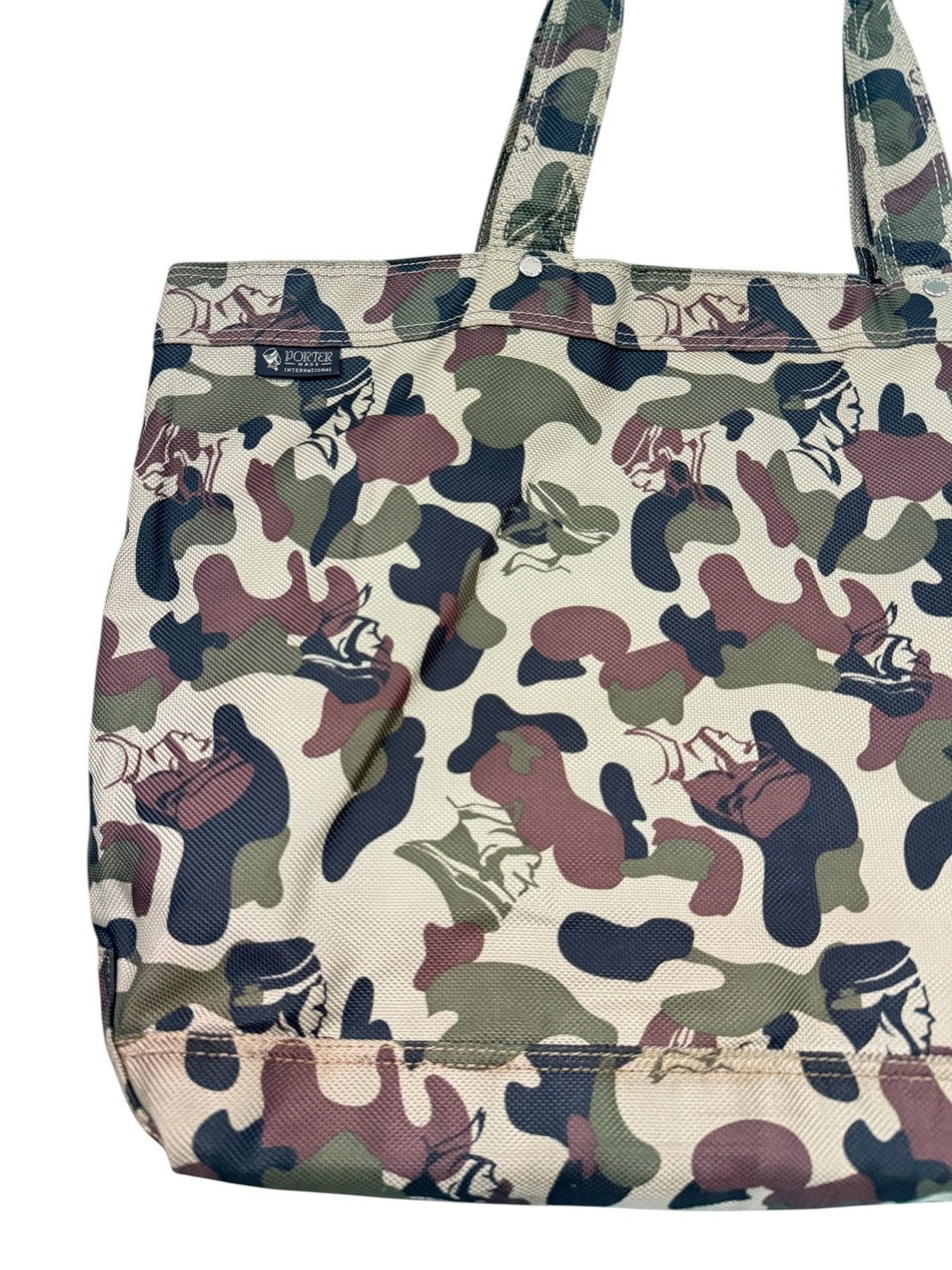 Porter PORTER INTERNATIONAL CAMO TOTE BAG Size ONE SIZE - 5 Thumbnail