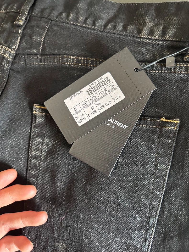 Saint Laurent Paris saint Laurent paris2015 FWCA Double Knee Big Break jeans 2 Size US 32 / EU 48 - 4 Thumbnail