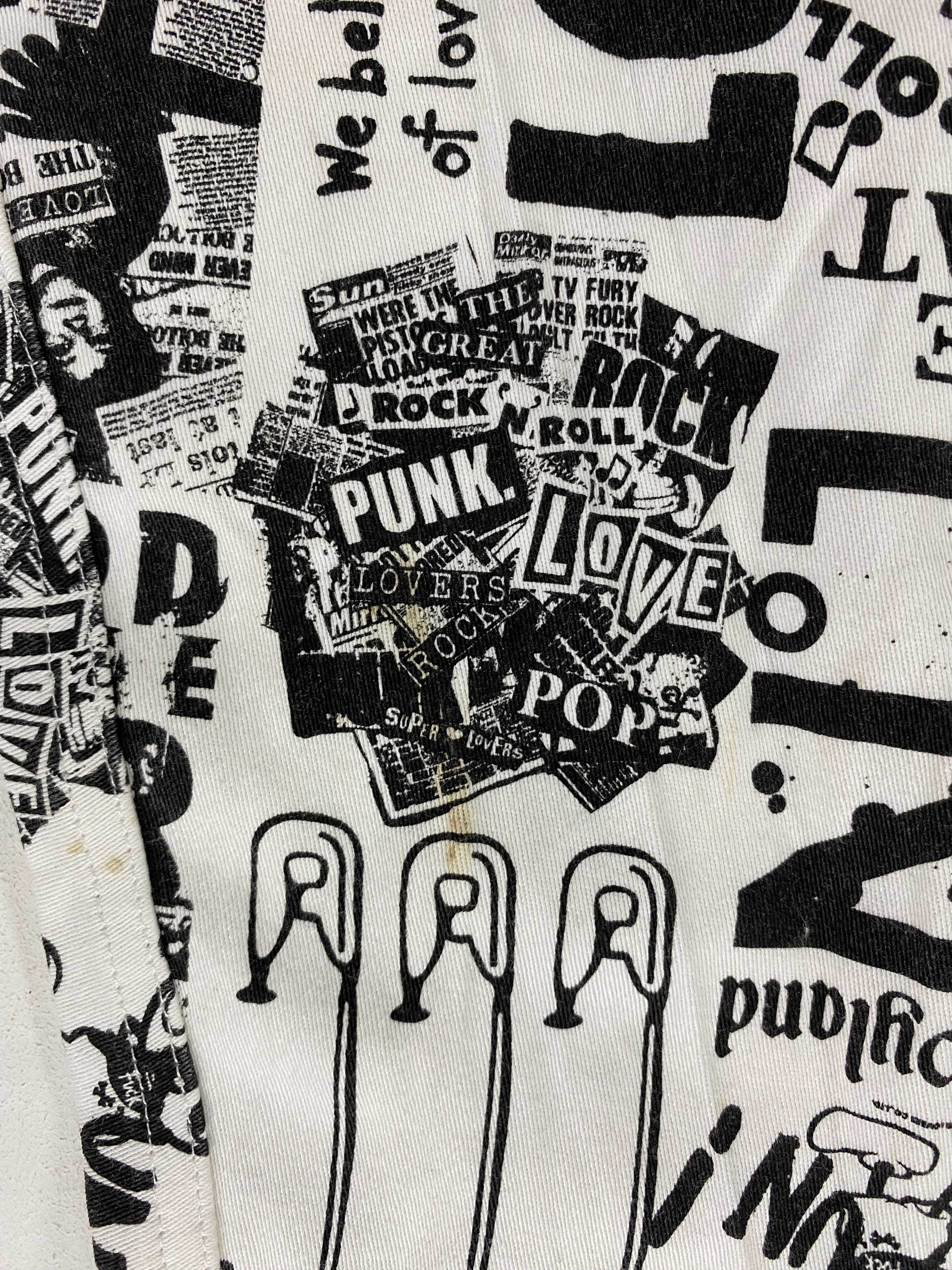 Designer × Hysteric Glamour × Japanese Brand Superlovers spike allover print punk drop crotch pant Size US 30 / EU 46 - 8 Thumbnail