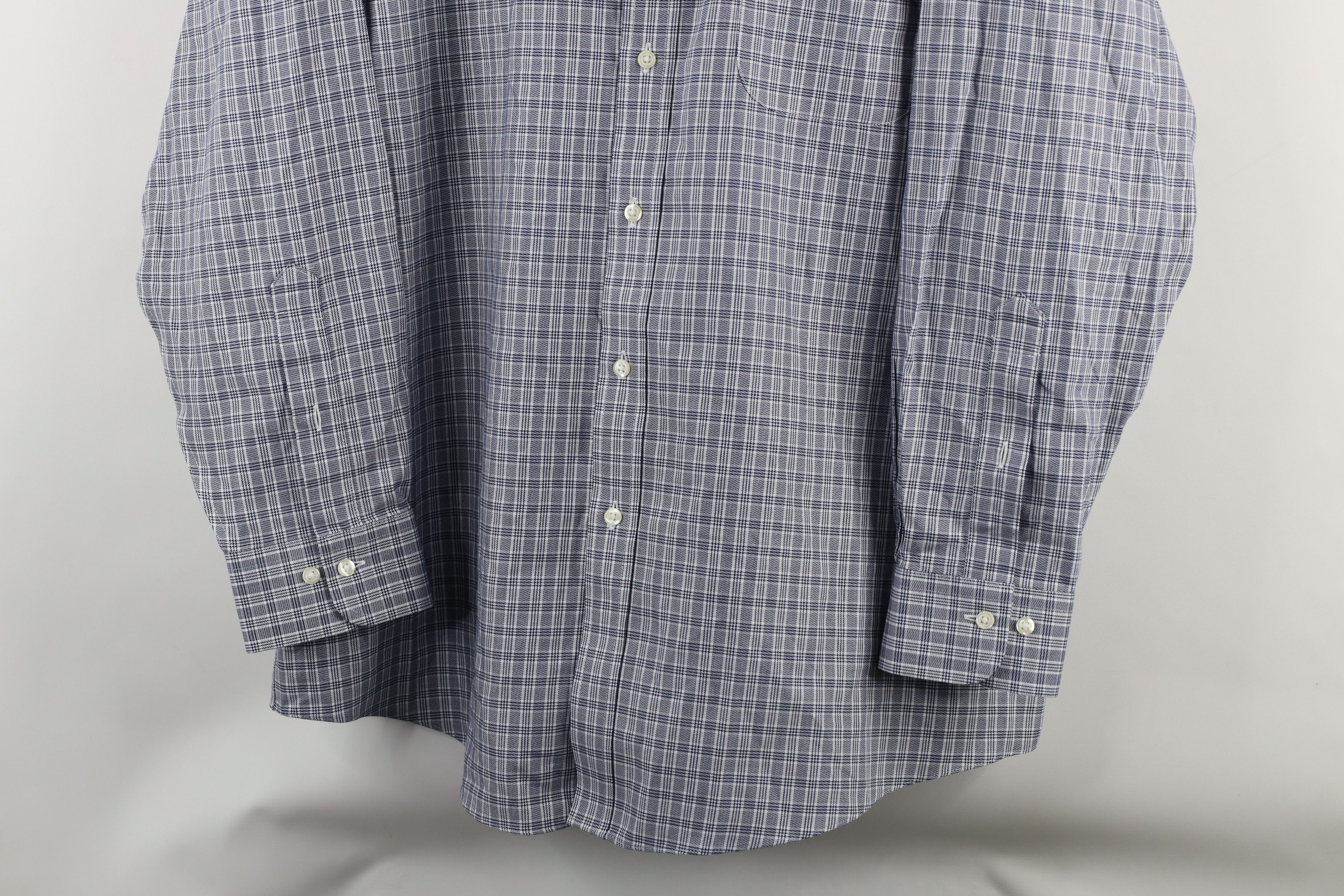 Brooks Brothers × Vintage Vintage Brooks Brothers Button Shirt Cotton Houndstooth Size US L / EU 52-54 / 3 - 3 Thumbnail