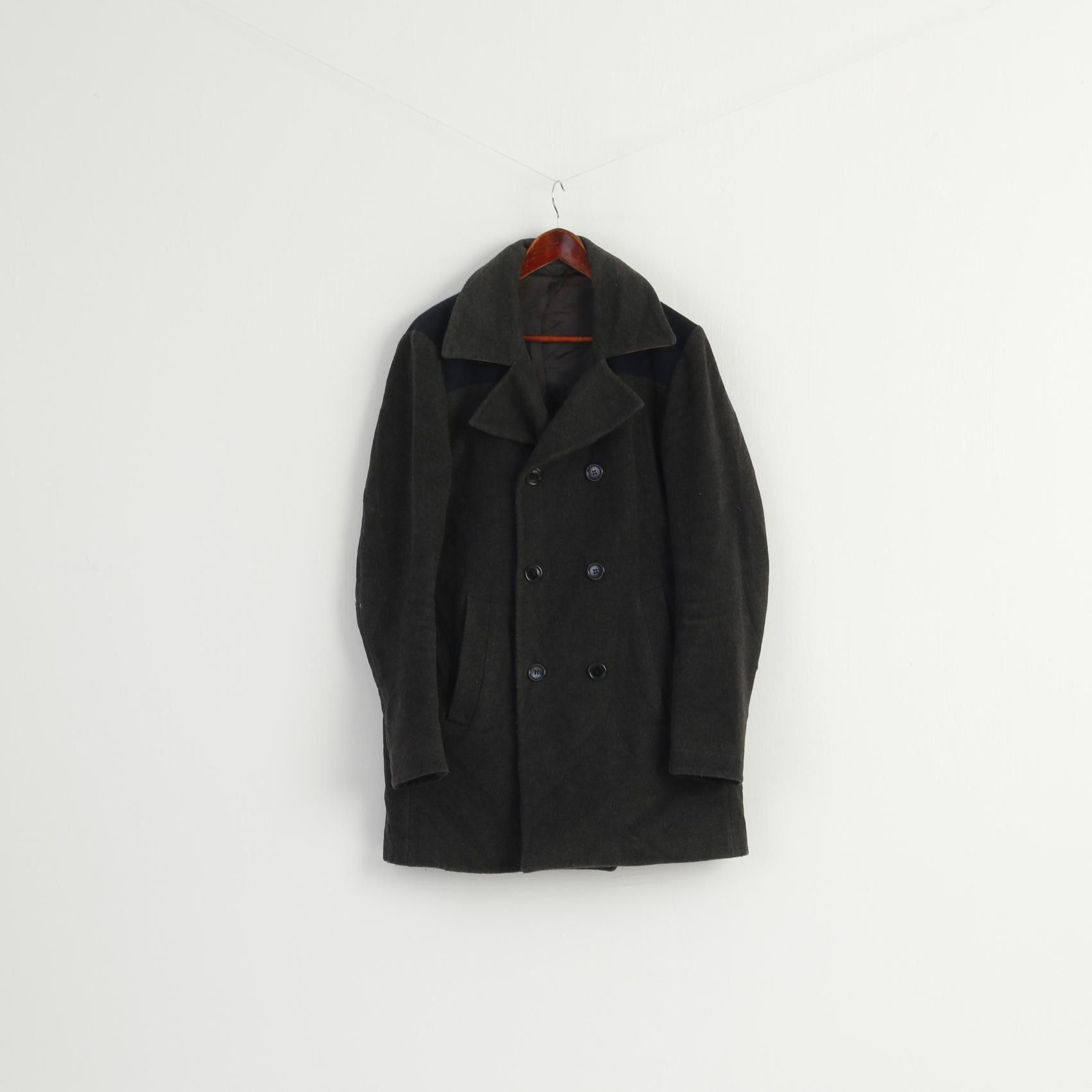 Paul Smith Paul Smith Men M Coat Charcoal Wool Cashmere 8904 Size US M / EU 48-50 / 2 - 1 Thumbnail